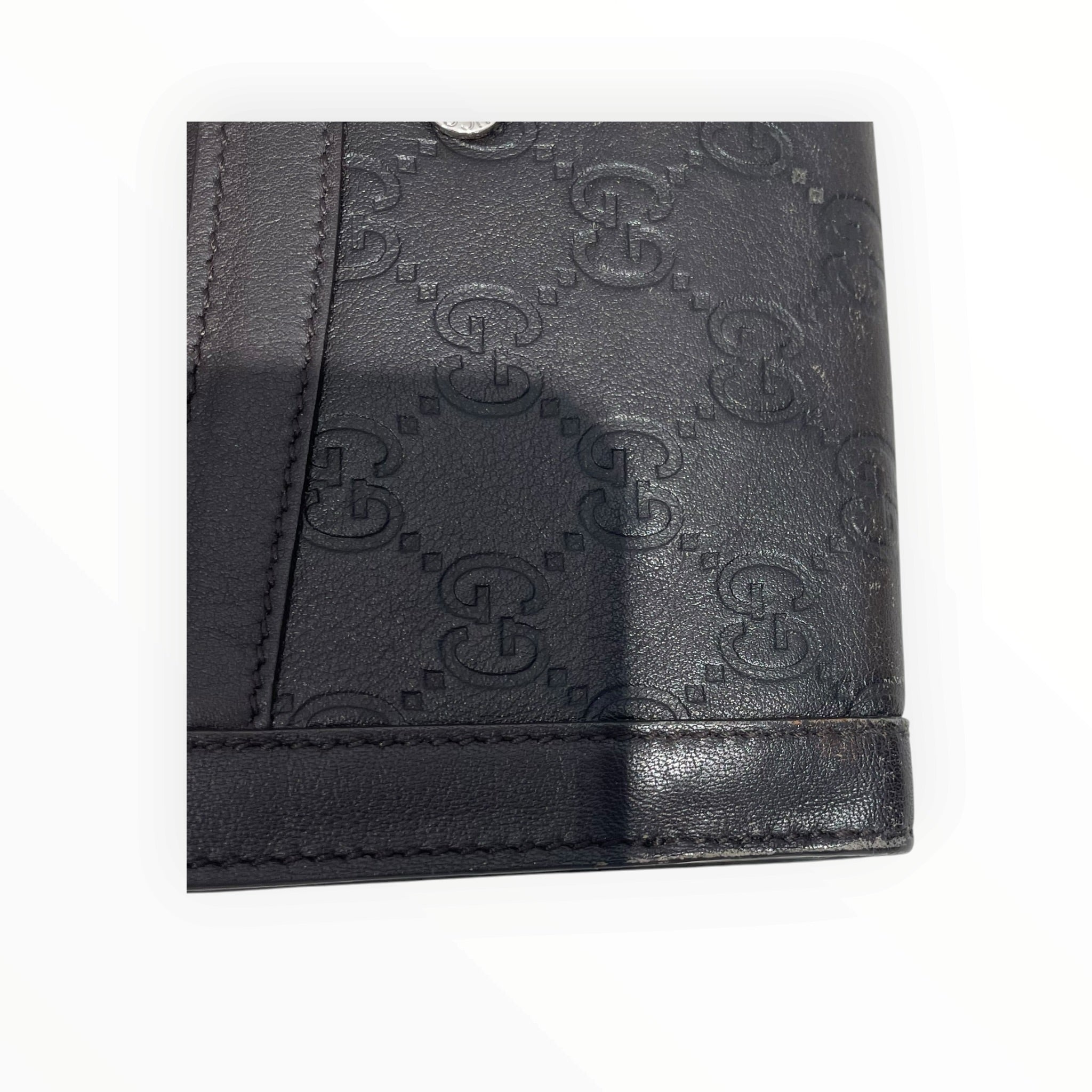 GUCCI/Long Wallet/Leather/Brown/M's/GG Continental Wallet view 10