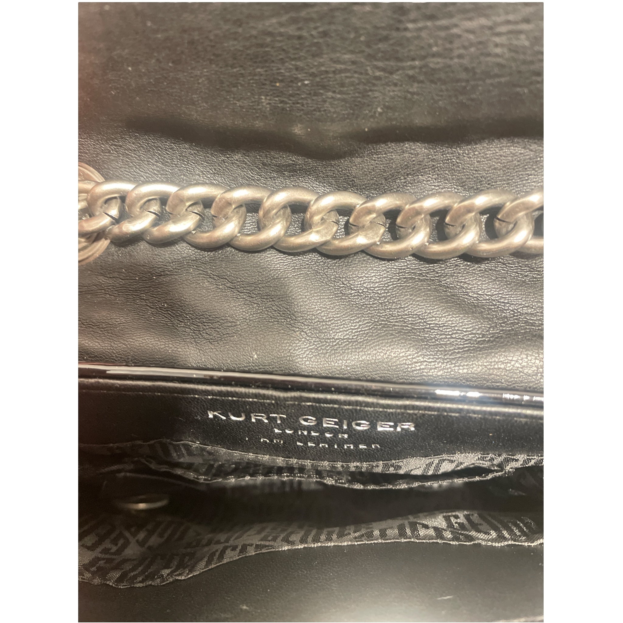 Kurt Geiger/Cross Body Bag/Leather/BLK/ view 3