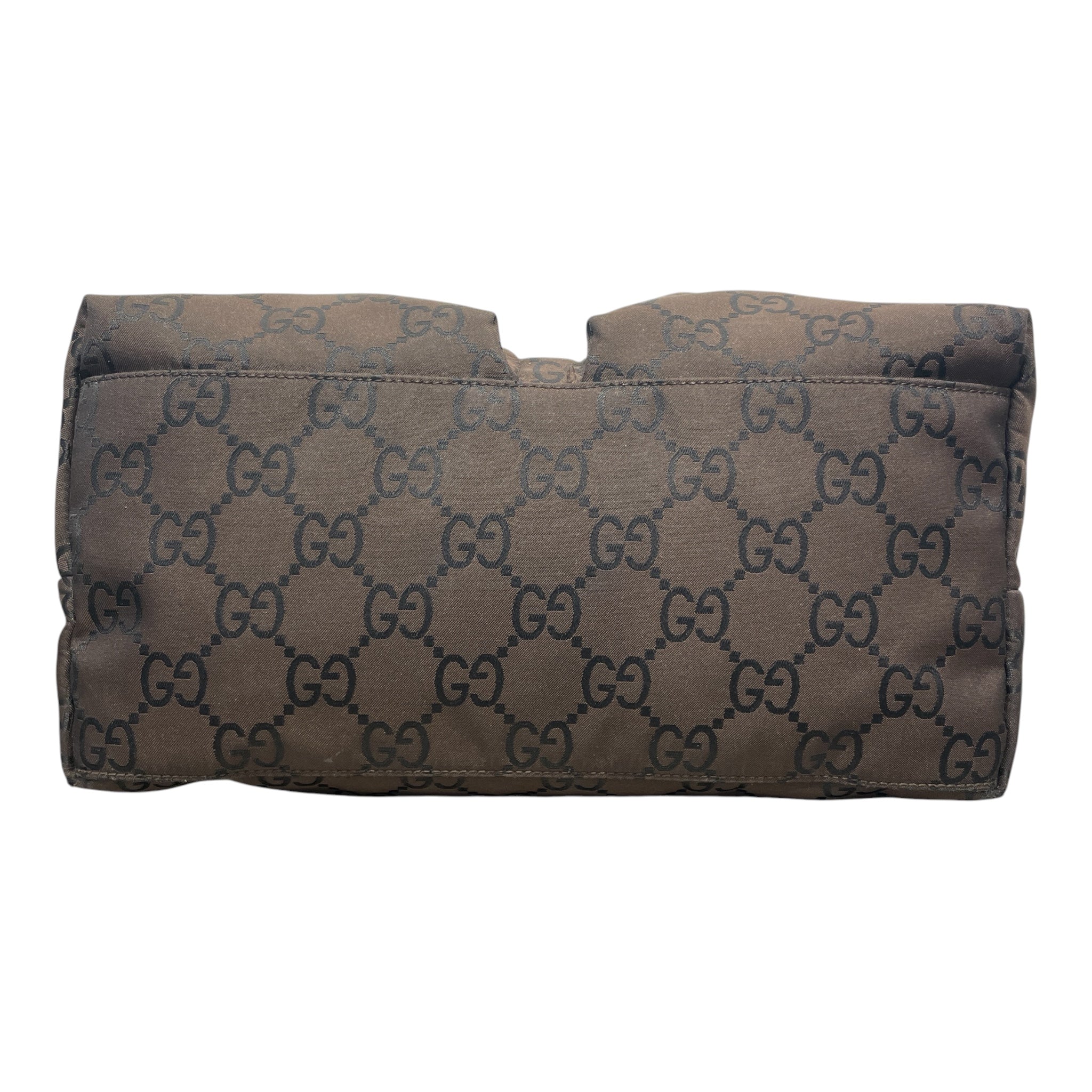 GUCCI/Hand Bag/Monogram/Nylon/BRW/SYN/SIGN view 3