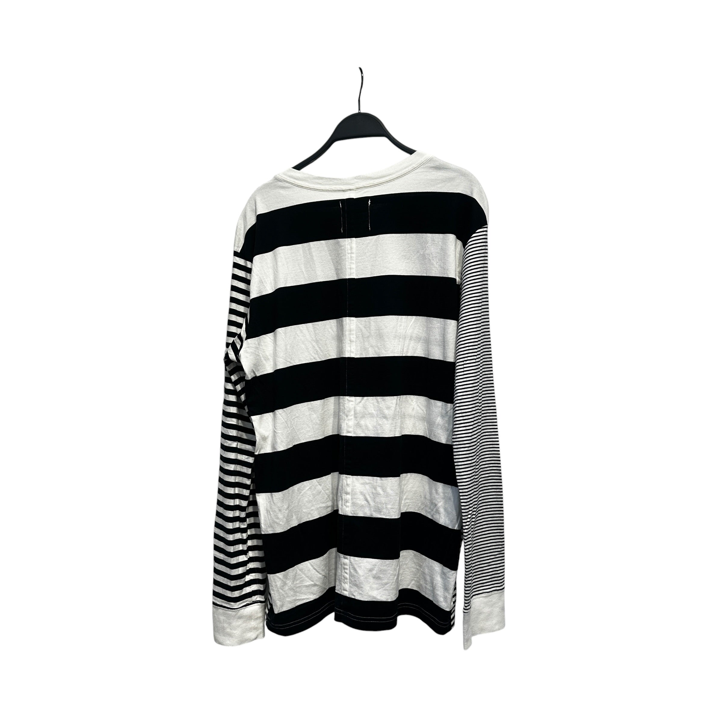TAKAHIROMIYASHITA TheSoloist./LS T-Shirt/52/Cotton/WHT/Stripe/stripes view 2