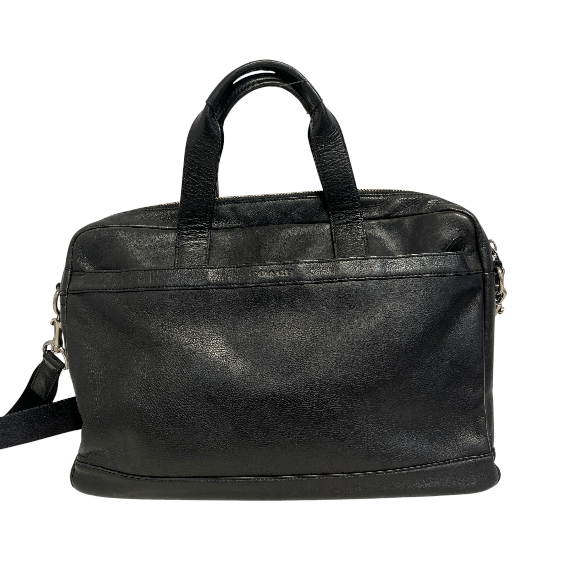 COACH/Bag/Leather/BLK/BREIF view 1