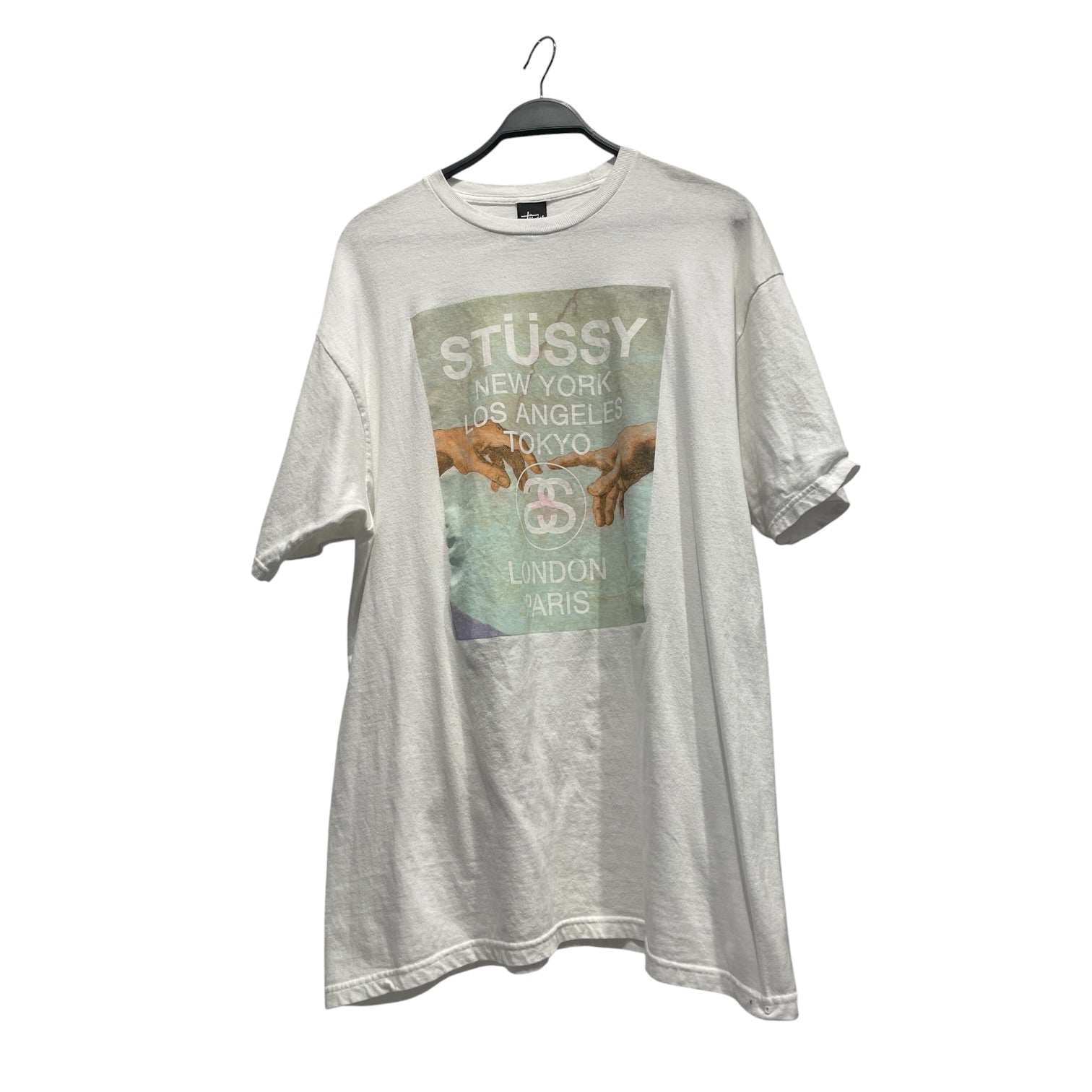 STUSSY/T-Shirt/XL/Cotton/WHT/MICHAEL ANGELO view 1