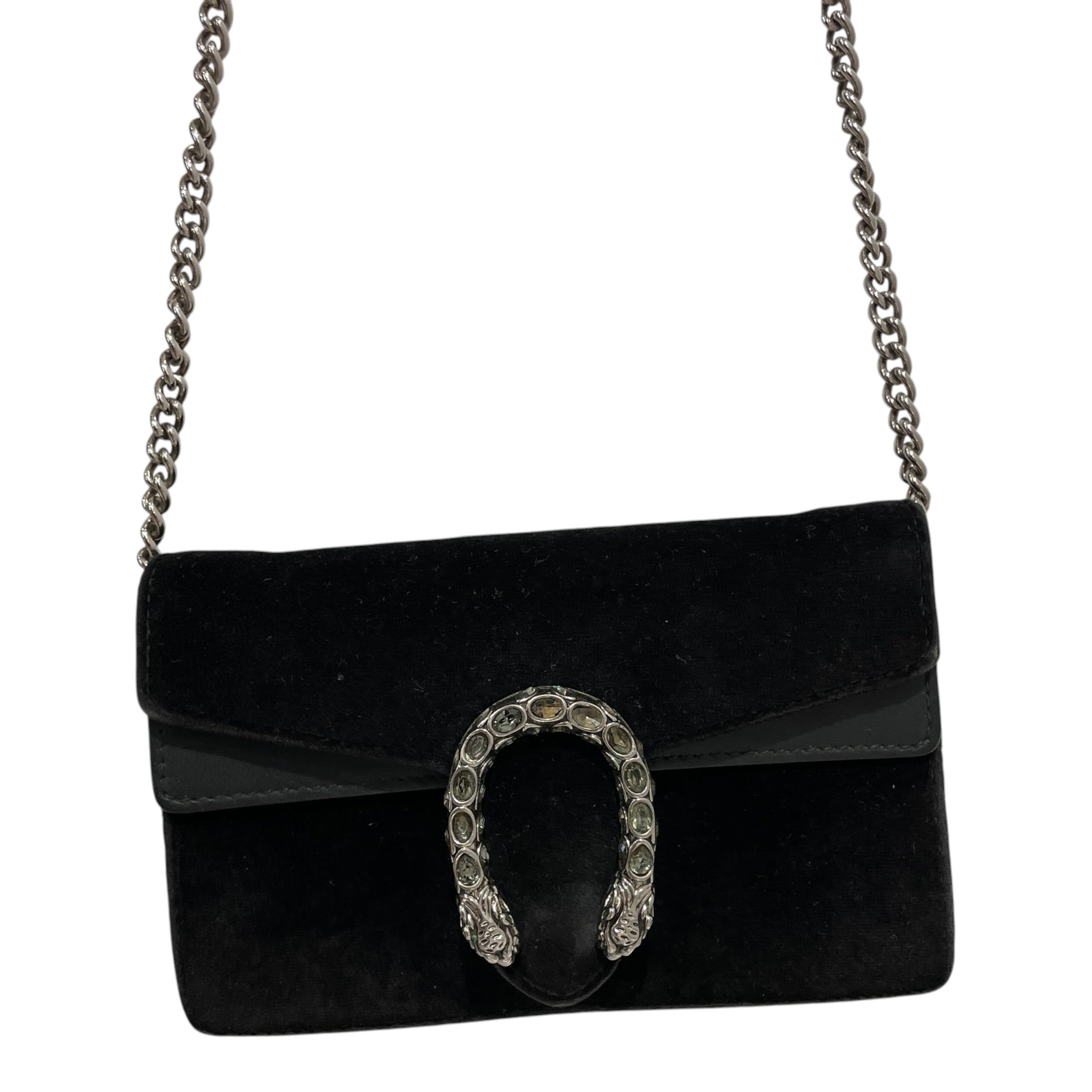 GUCCI/Cross Body Bag/Velour/BLK/MISSING STONES, TYVGXHX view 1
