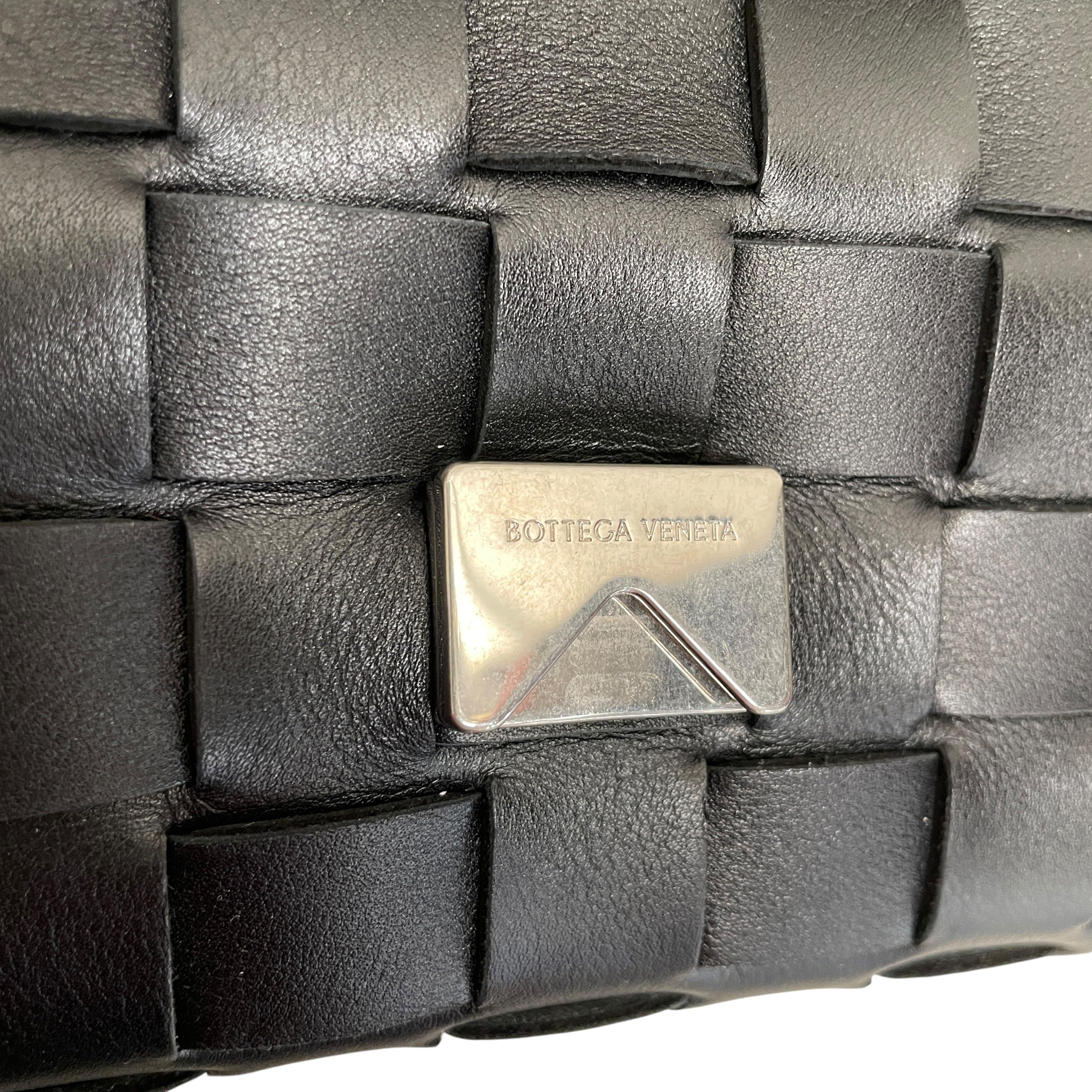 BOTTEGA VENETA/Bag/Leather/BLK/ORTO MESSENGER view 4