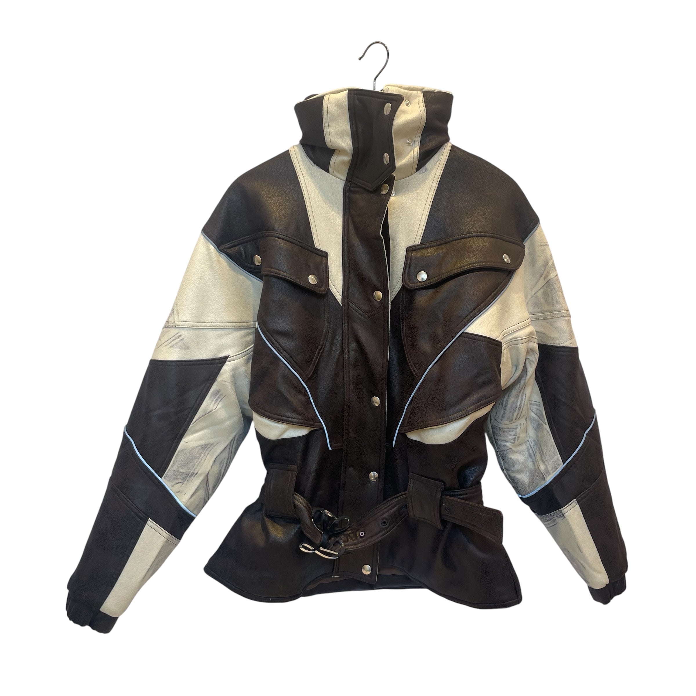 luar/Jacket/M/Polyester/BRW/BELTED JACKET view 1