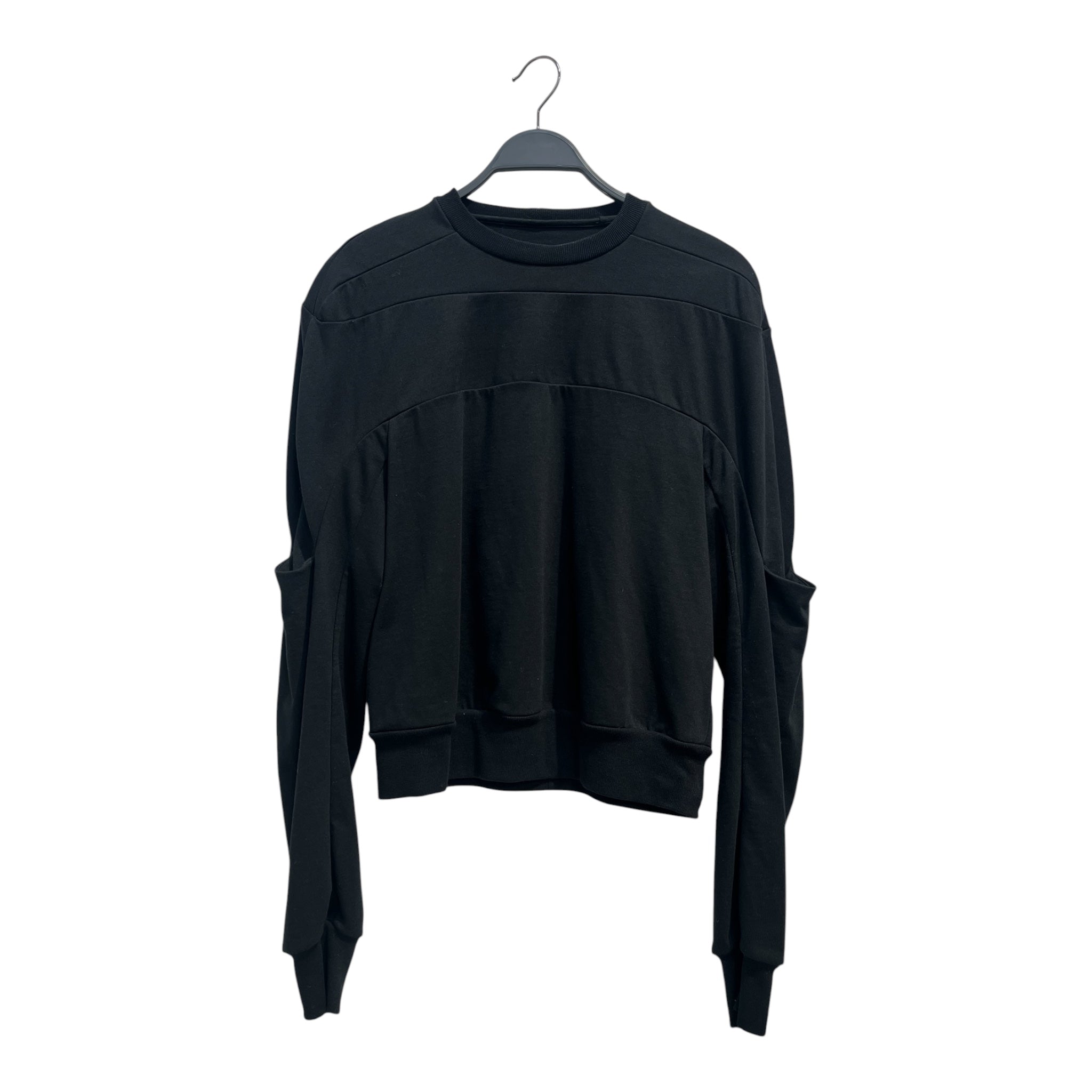 Rick Owens/Sweatshirt/S/Cotton/BLK/CUT ELBOWS view 1