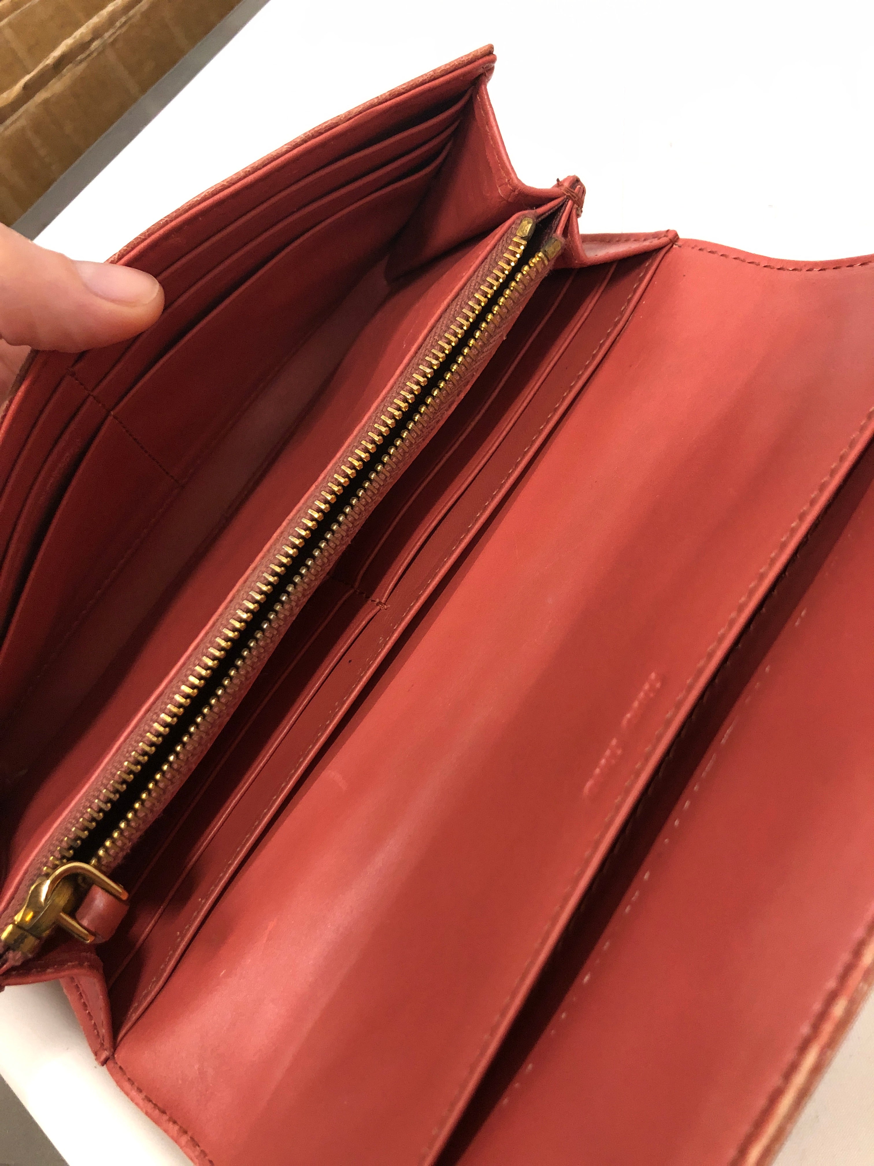 MIU MIU/Long Wallet/Leather/PNK/L's/Crocodile Print view 3