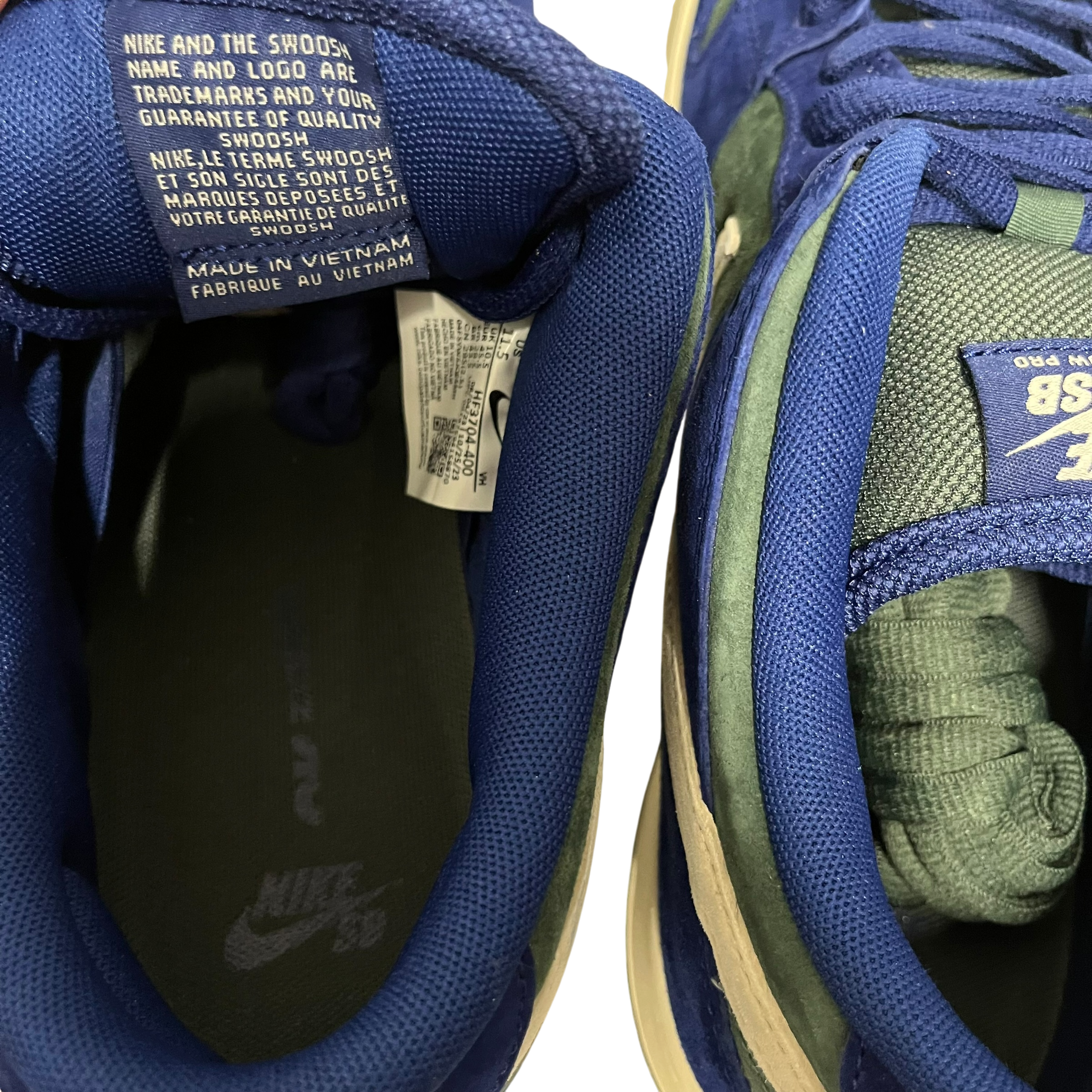 NIKE SB/Low-Sneakers/US 11/Suede/NVY/deep royal view 6