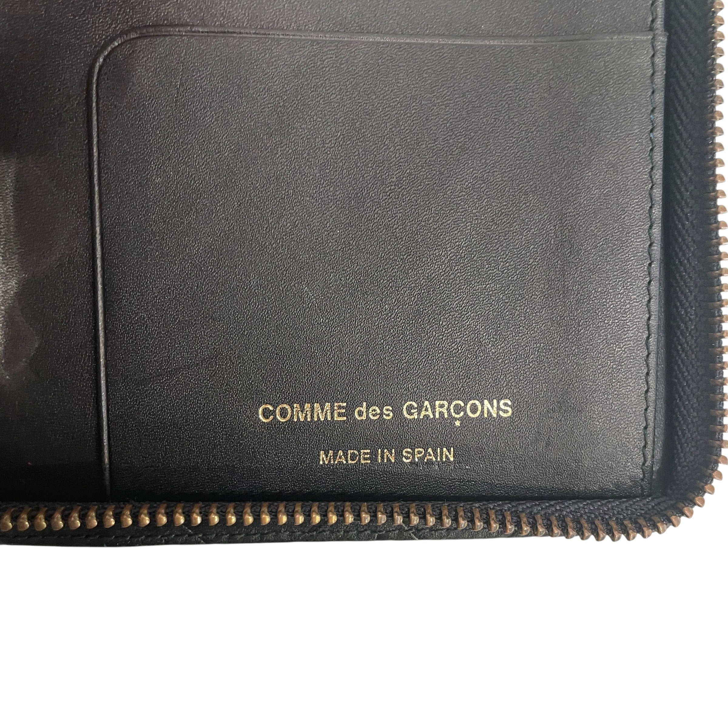 COMME des GARCONS/Wallet/Monogram/Leather/BLK/PRESSED MONOGRAM view 4
