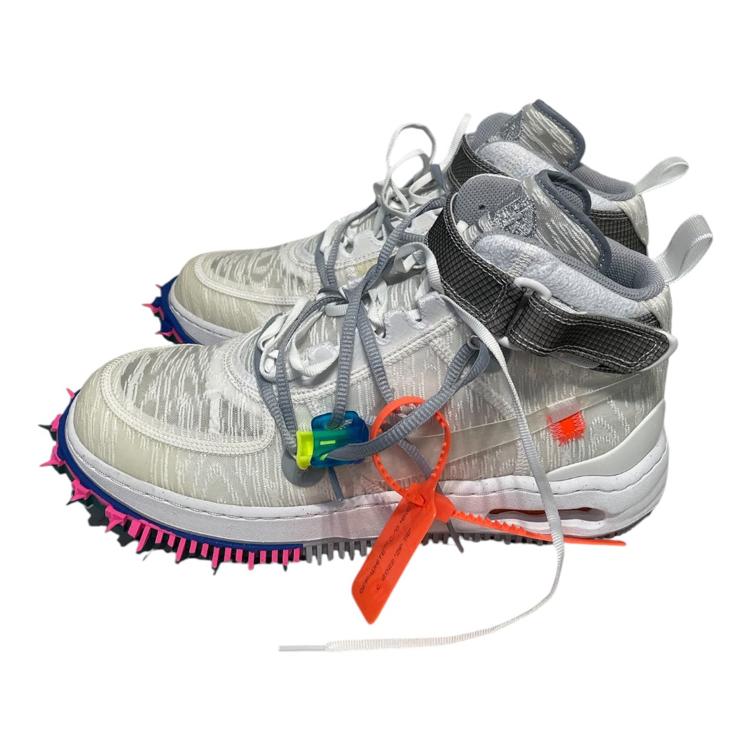 NIKE/OFF-WHITE/AIR FORCE 1 MID SP/Hi-Sneakers/US 11/Nylon/WHT/DO6290-100 view 2