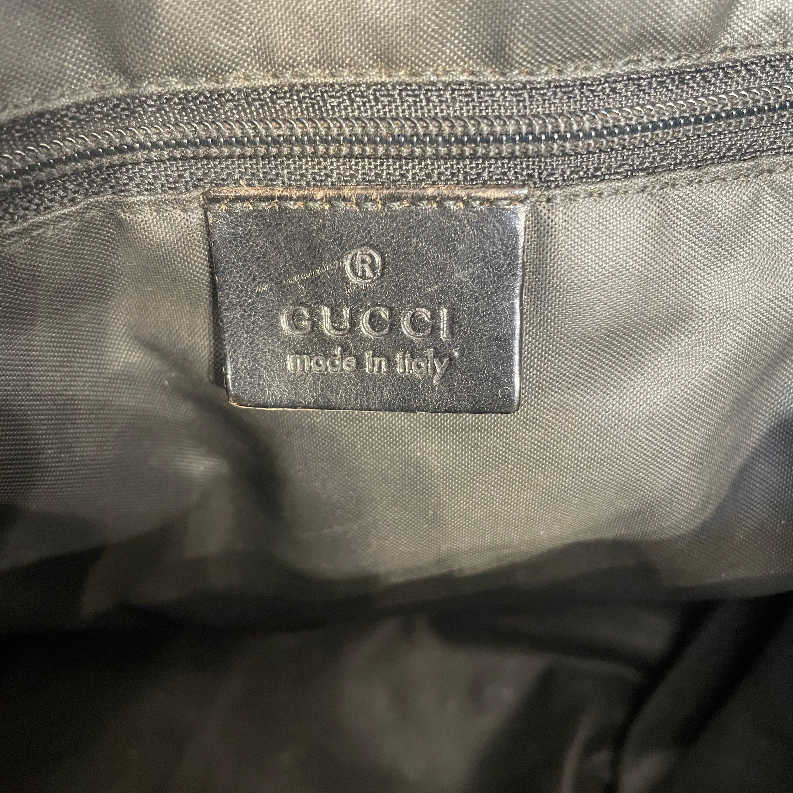 GUCCI/Backpack/Monogram/Nylon/BLK/HOBO view 3