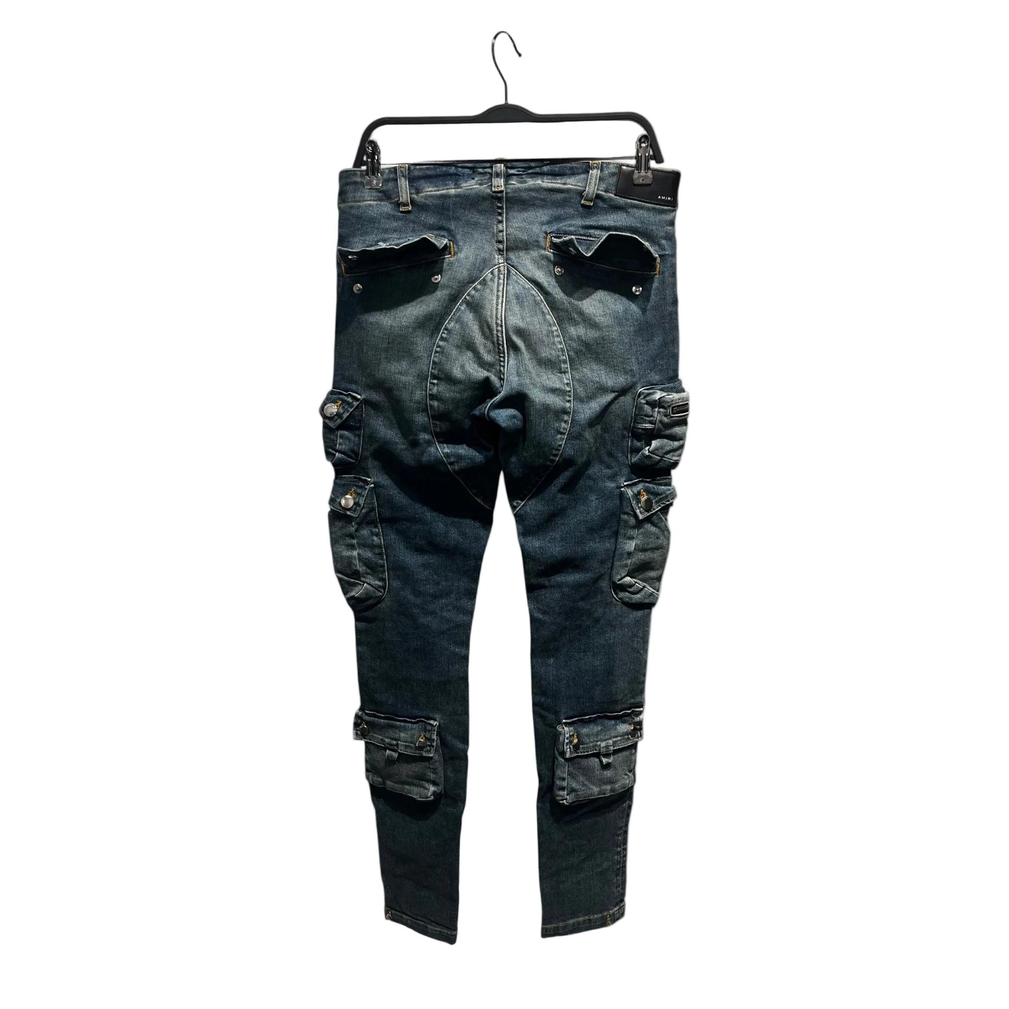 AMIRI/Skinny Pants/32/Denim/IDG/Cargo Skinnies view 2