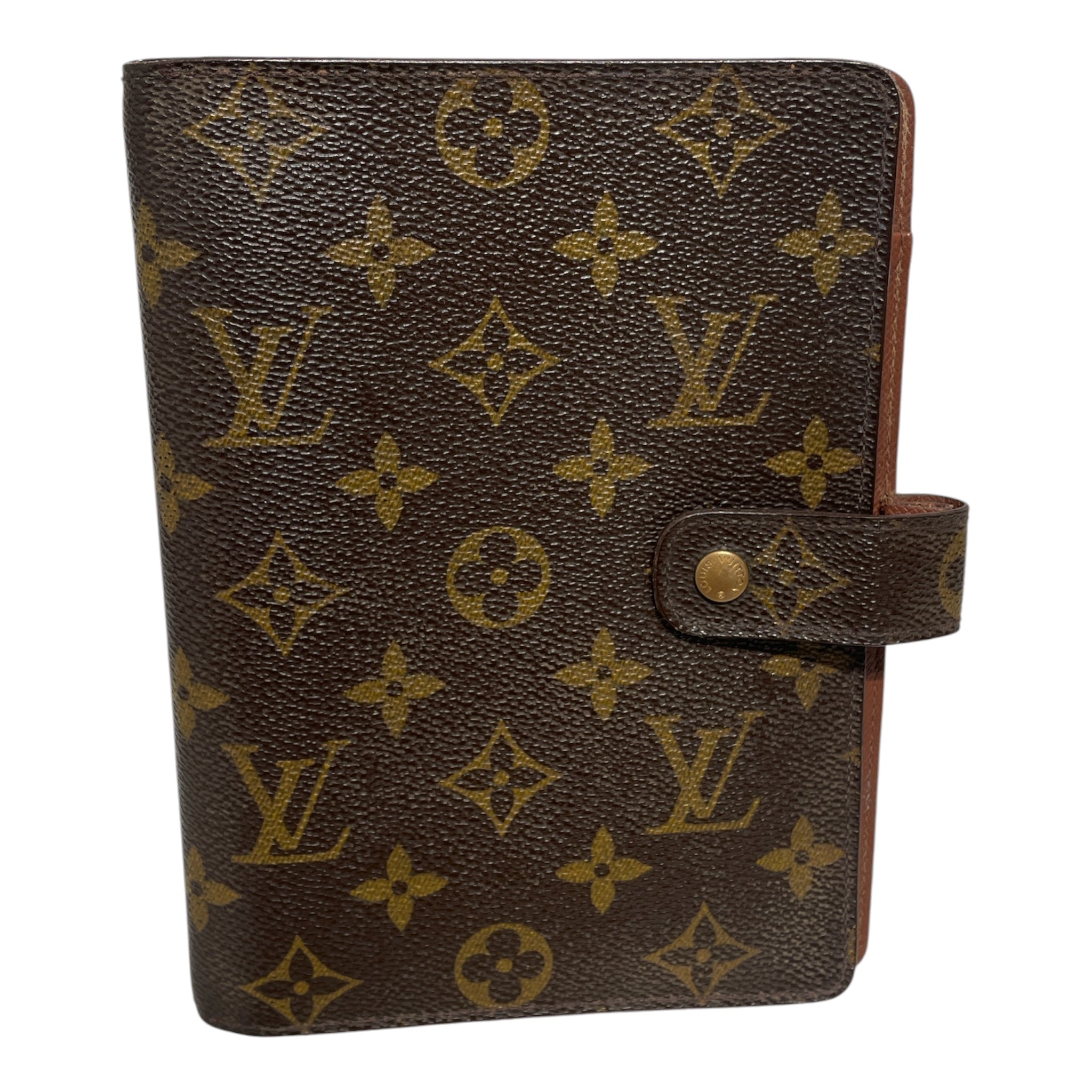 LOUIS VUITTON/Planner Cover/Monogram/BRW/Medium Ring Agenda Cover view 1