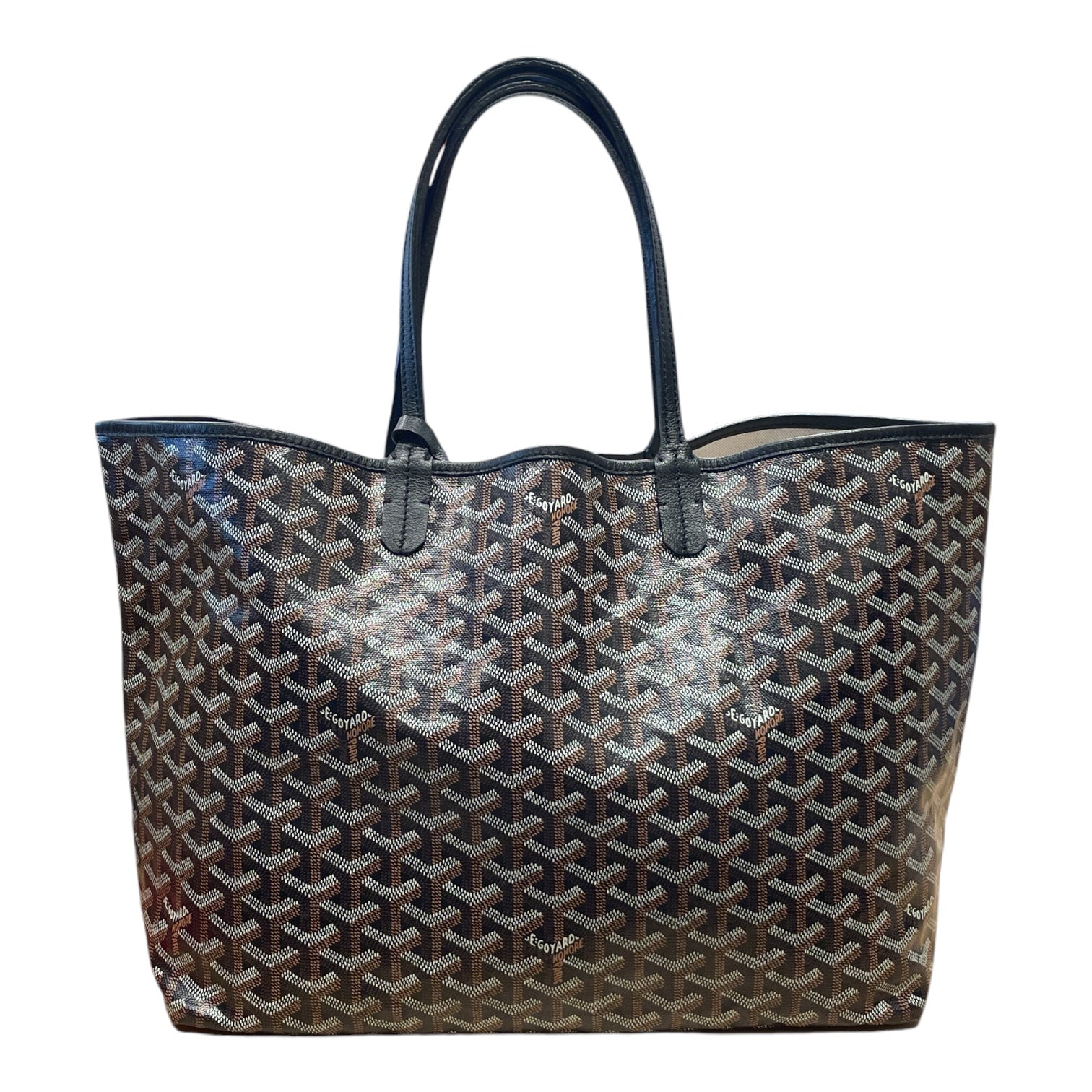 GOYARD/Tote Bag/Monogram/BRW/matching attatched wallet view 2