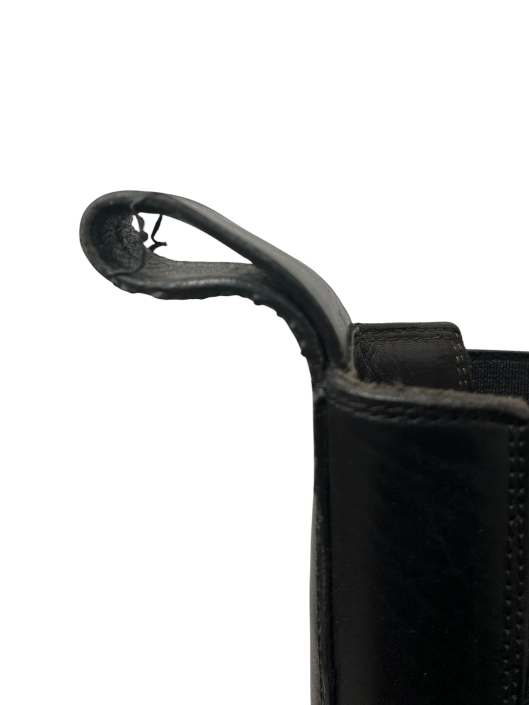 BOTTEGA VENETA/Boots/EU 37.5/Leather/BLK/clear sole tire boots view 5