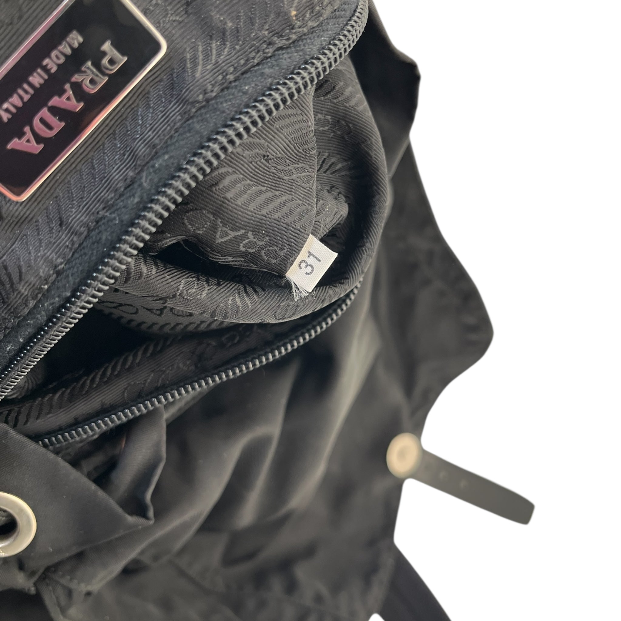 PRADA/Backpack/Nylon/BLK/PRADA NYLON BSCKPACK view 8