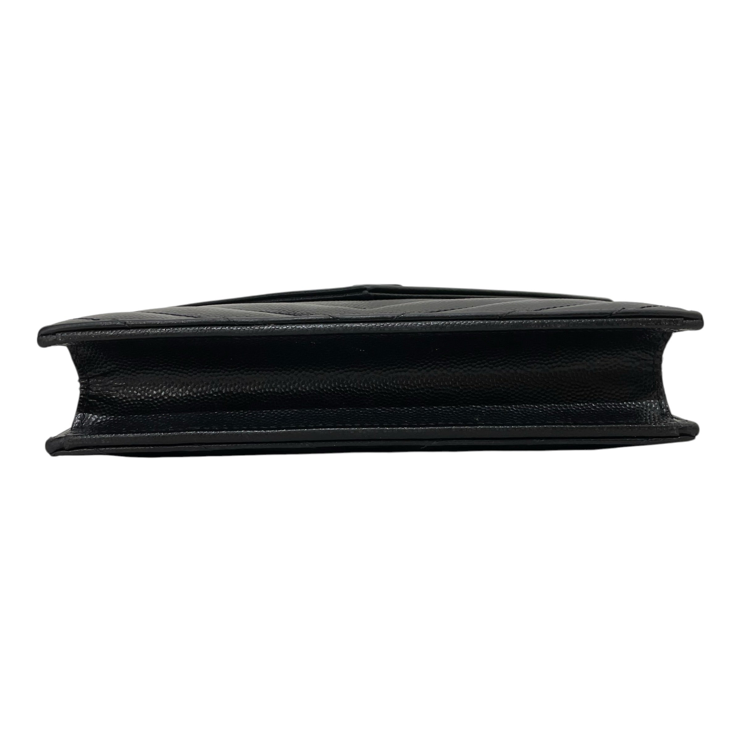YVES SAINT LAURENT/Cross Body Bag/Leather/BLK/CASSANDRE MATELASSE ENVELOPE view 5