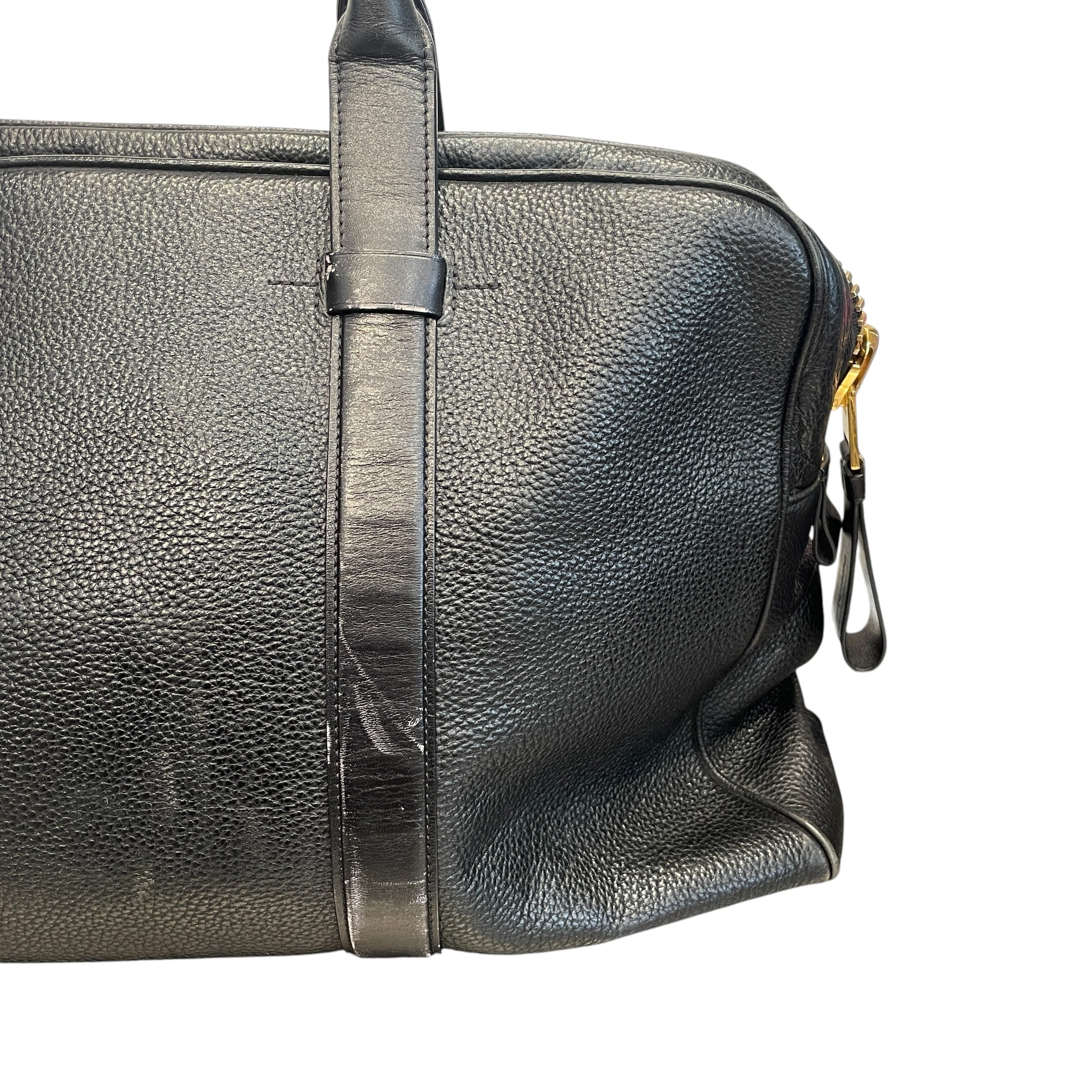 TOM FORD/Bag/Leather/BLK/BREIFCASE GOLD ZIPPER view 8