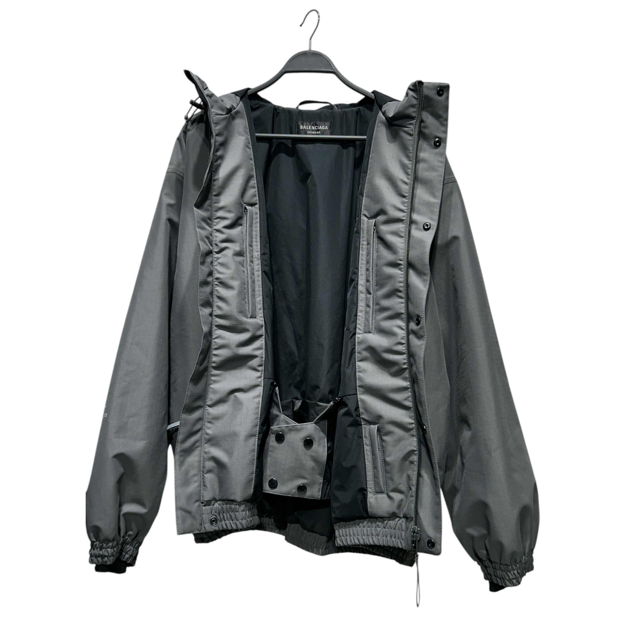 BALENCIAGA/Jacket/46/Polyester/GRY/ view 3