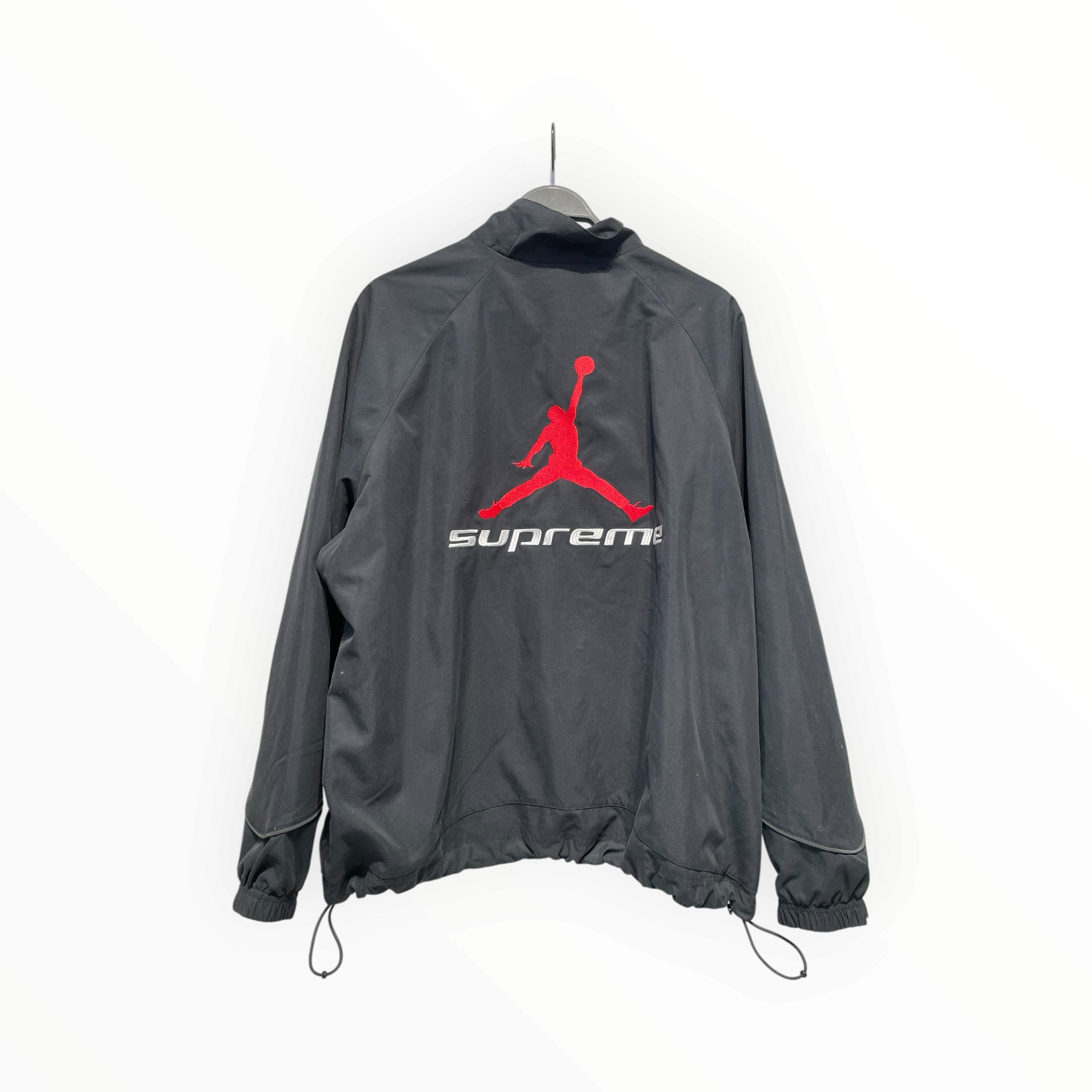 NIKE/Supreme/Jacket/L/Polyester/BLK/jordan supreme track jacket view 2