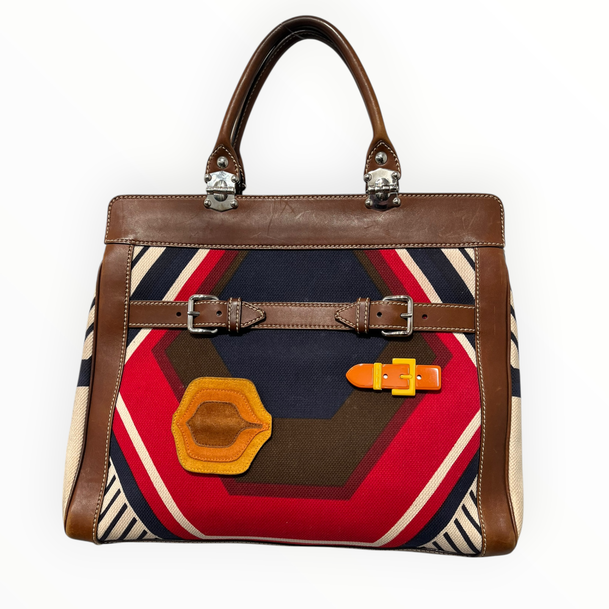 MIU MIU/Bag/Cotton/BRW/ESAGONO TWIGGY HANDLE BAG view 2