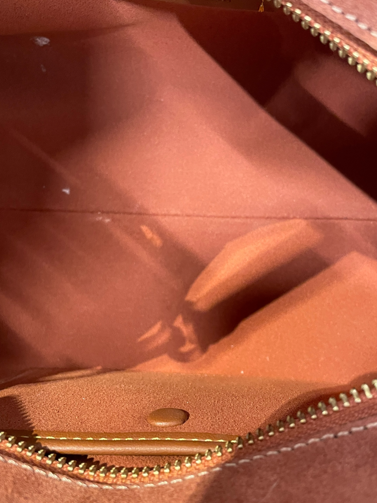 COACH/Cross Body Bag/Suede/BRW/soft empire carryall view 5