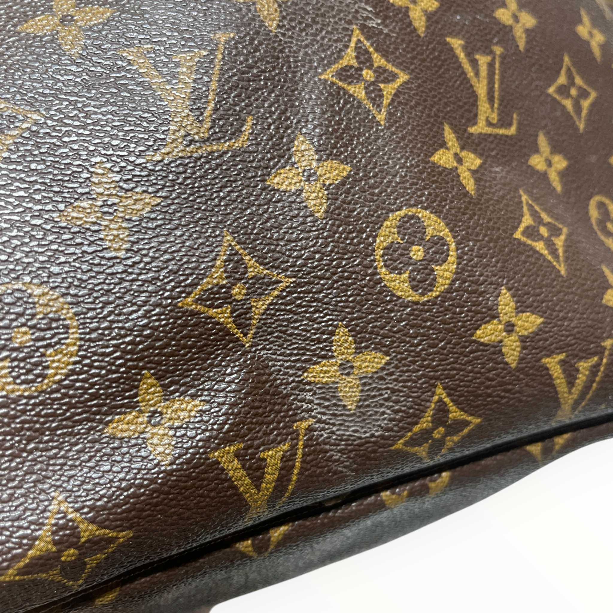 LOUIS VUITTON/Tote Bag/Monogram/Leather/BRW/BEIGE LINING view 5