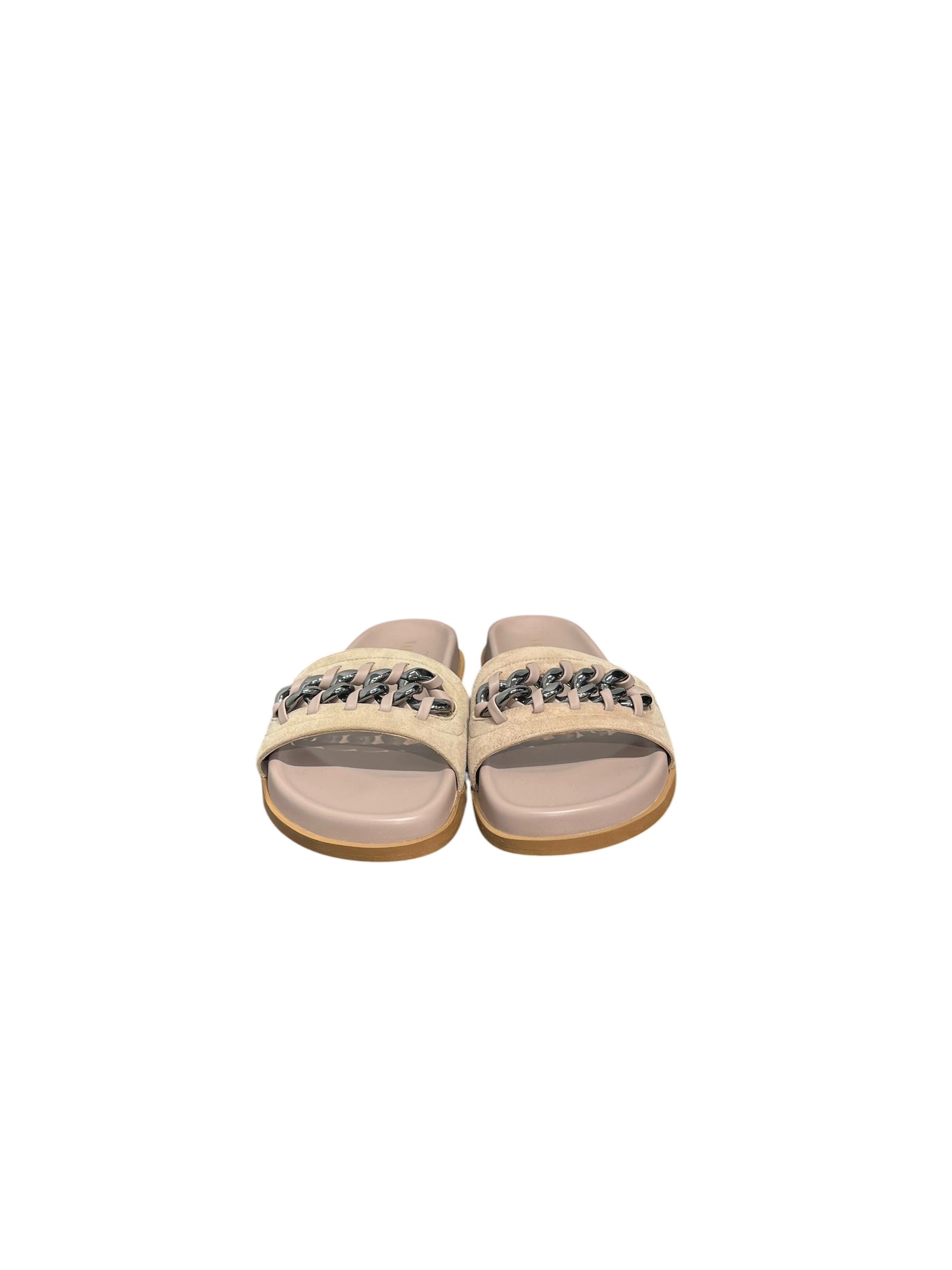 VALENTINO GARAVANI/Sandals/EU 37/Suede/BEG/CLVR CHAIN view 4
