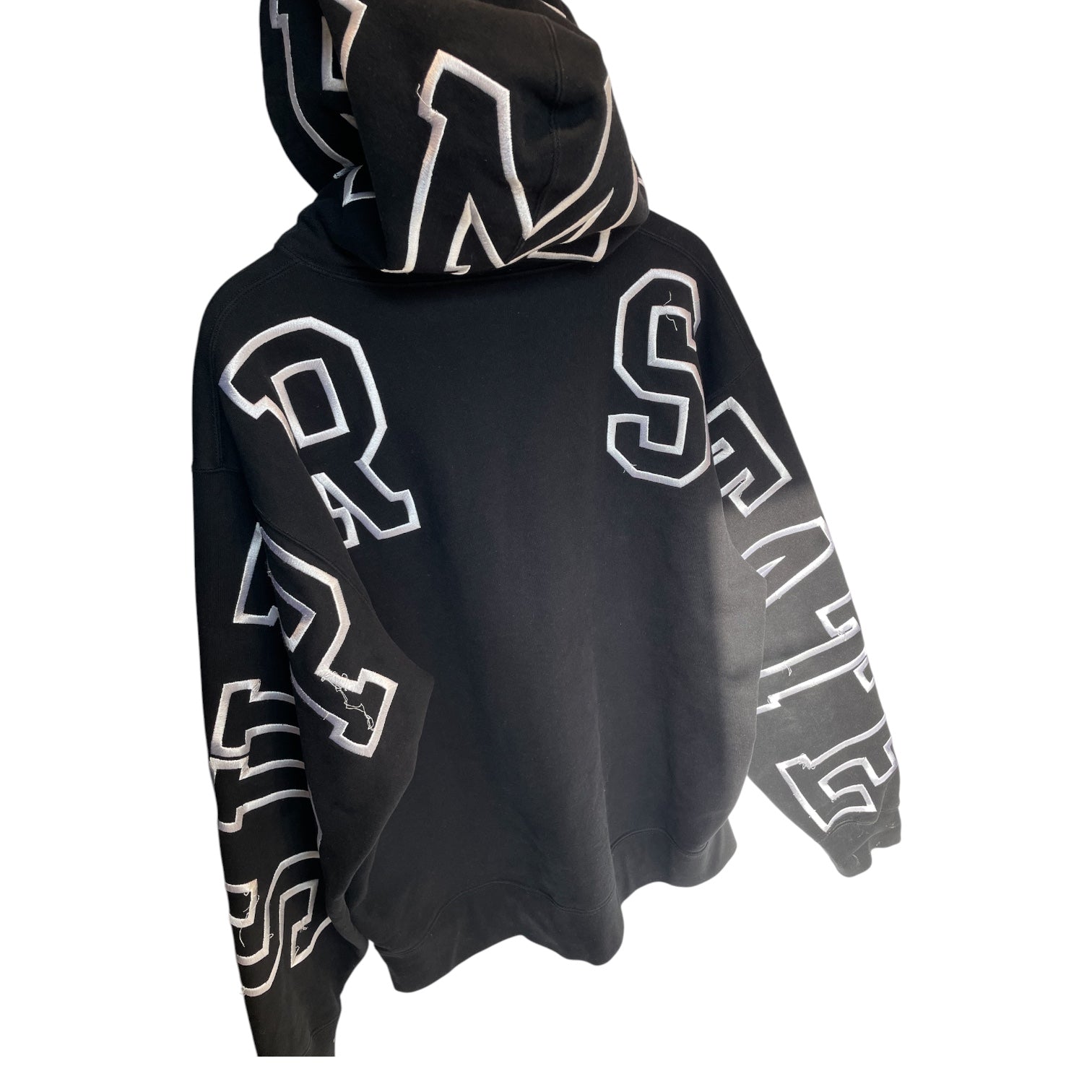 Supreme/Hoodie/L/Cotton/BLK/EMBROIDERED HOODIE view 3