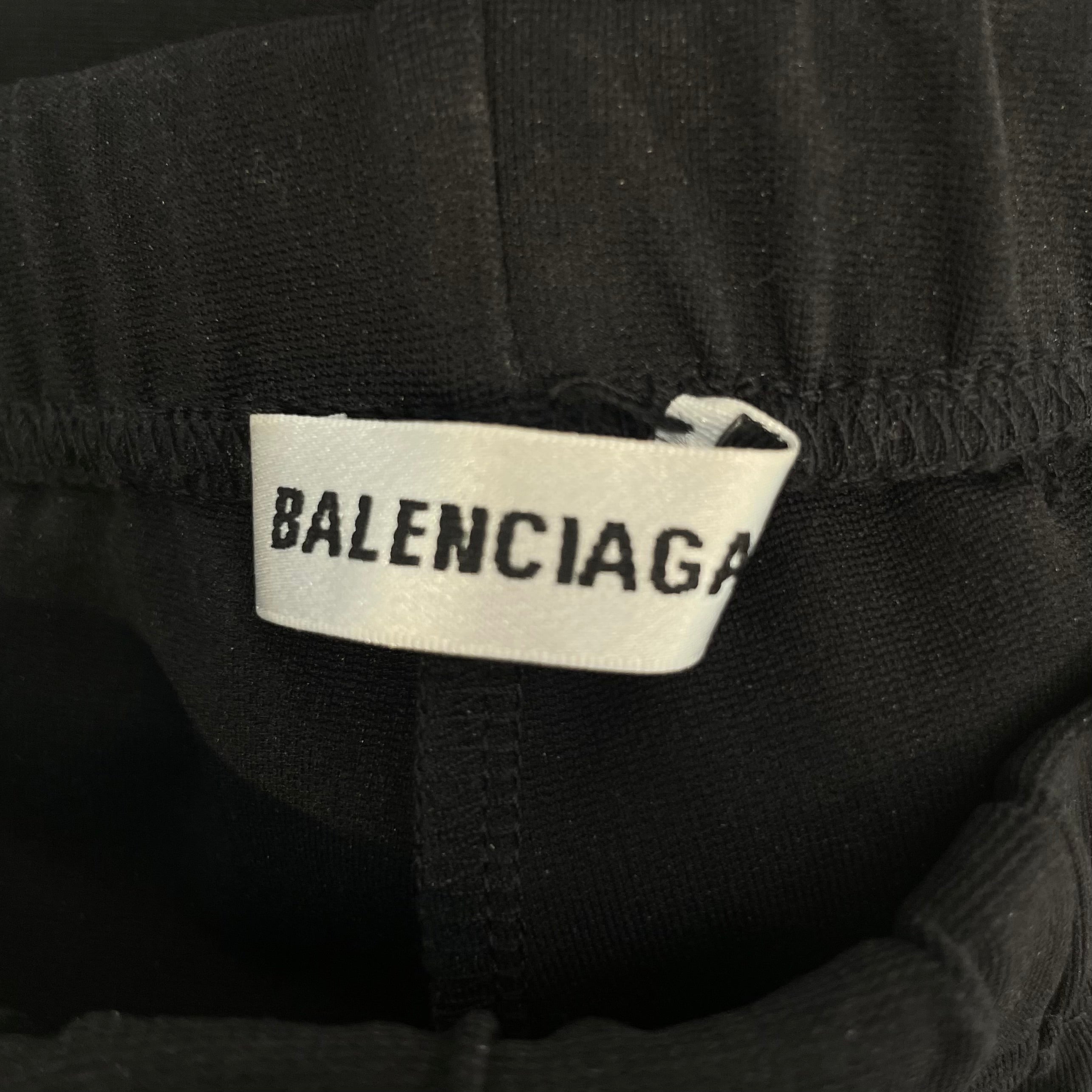BALENCIAGA/Skinny Pants/XS/Nylon/BLK/STRAPS AROUND FEET view 3