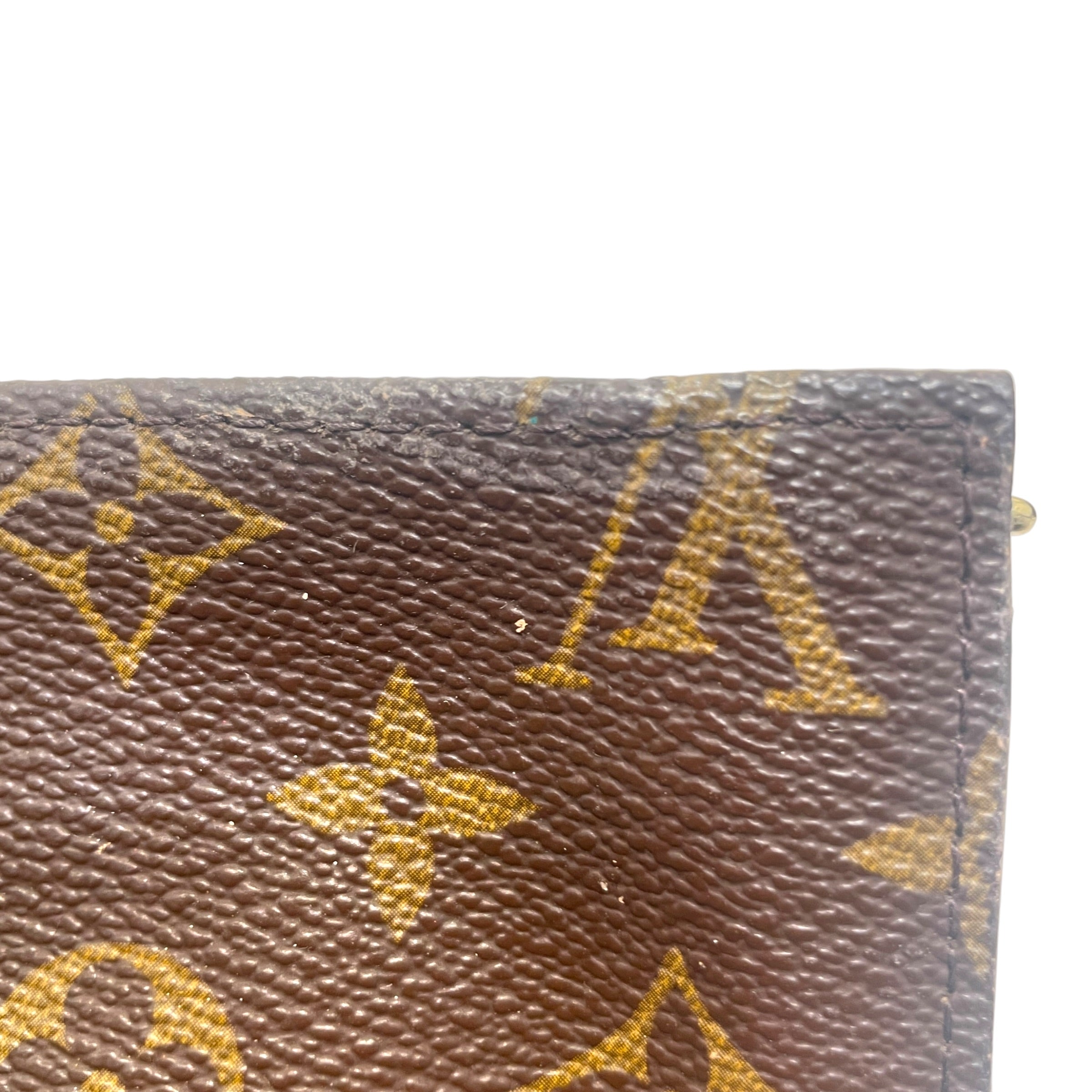 LOUIS VUITTON/Accessories/Monogram/Leather/BRW/L's/PM Pouch view 5