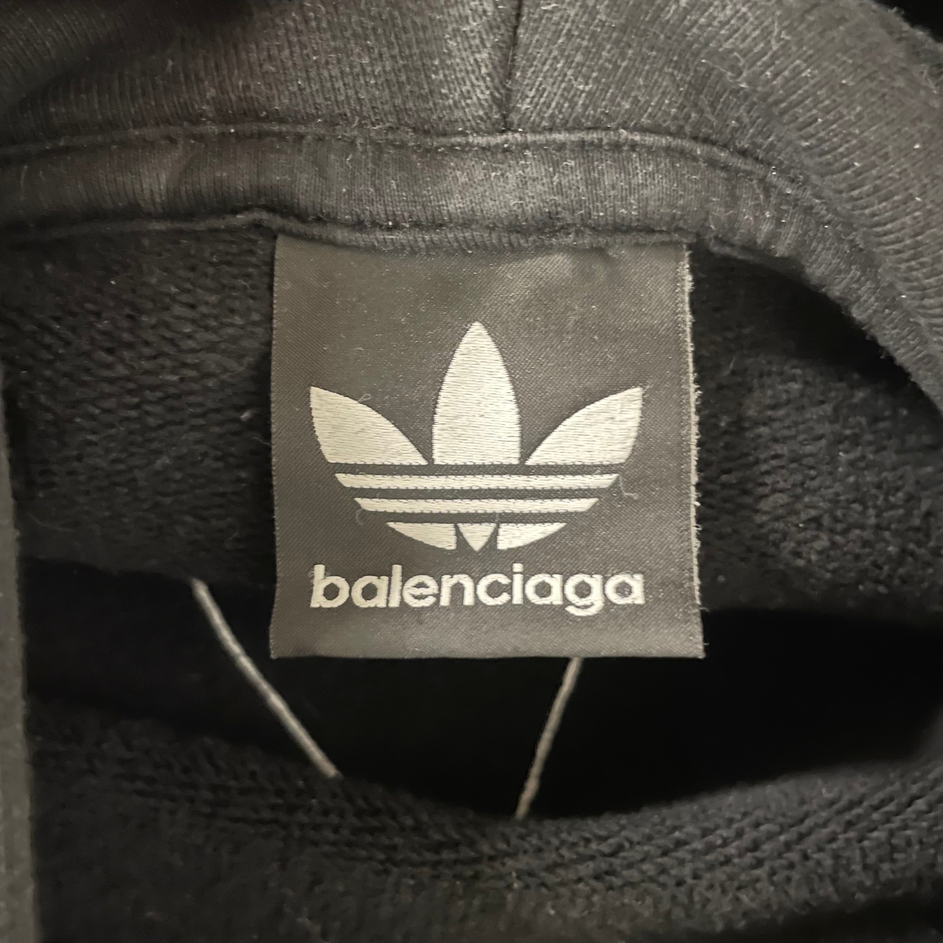 BALENCIAGA/adidas/Hoodie/2/Graphic/Cotton/BLK/712396 view 4