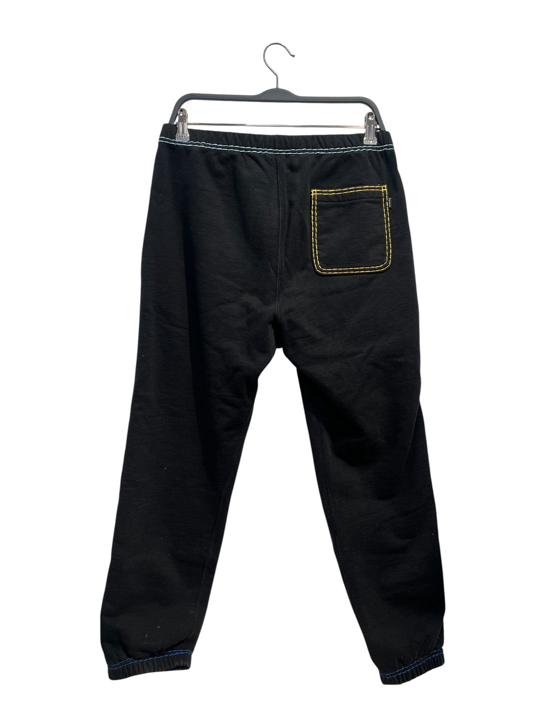 Supreme/Pants/S/Cotton/BLK/thick stitch rainbow view 2