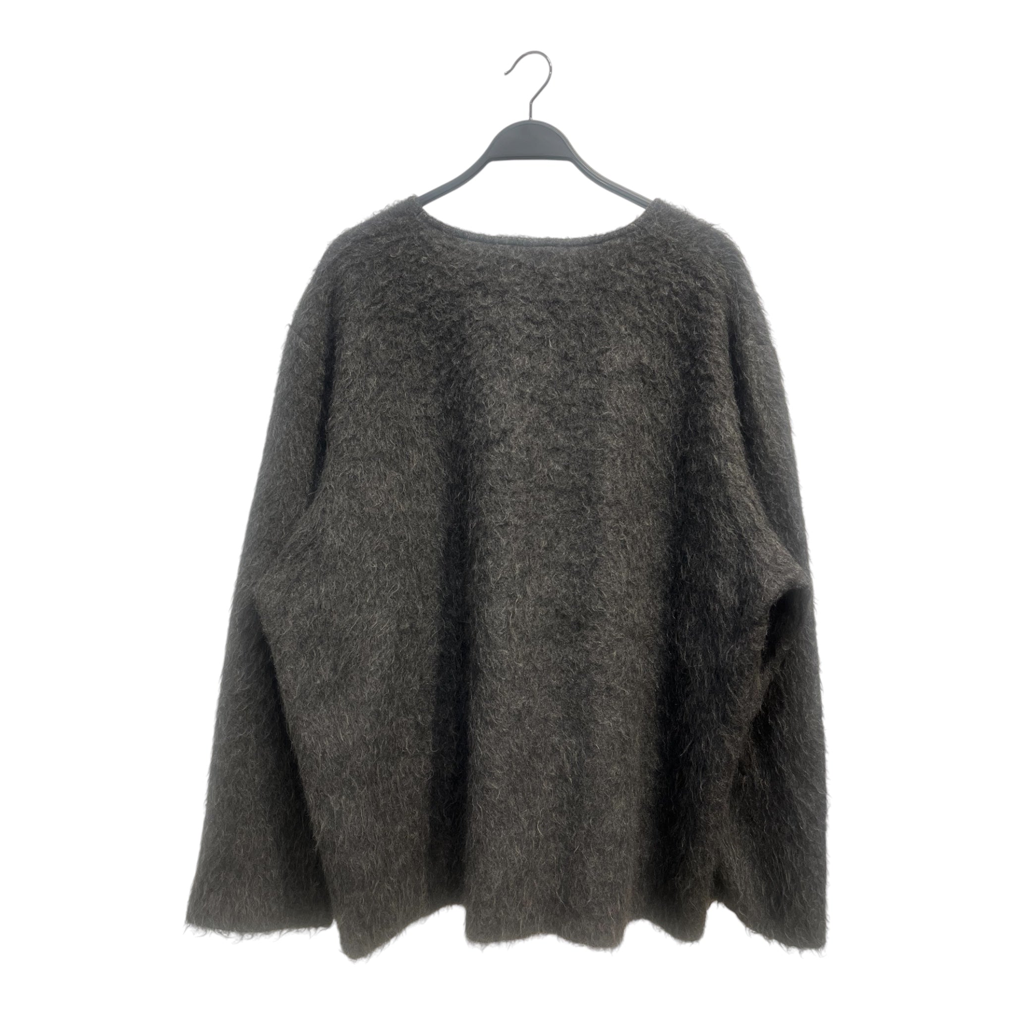 OUR LEGACY/Sweater/52/Cotton/GRY/FAUX FUR U NECK view 2