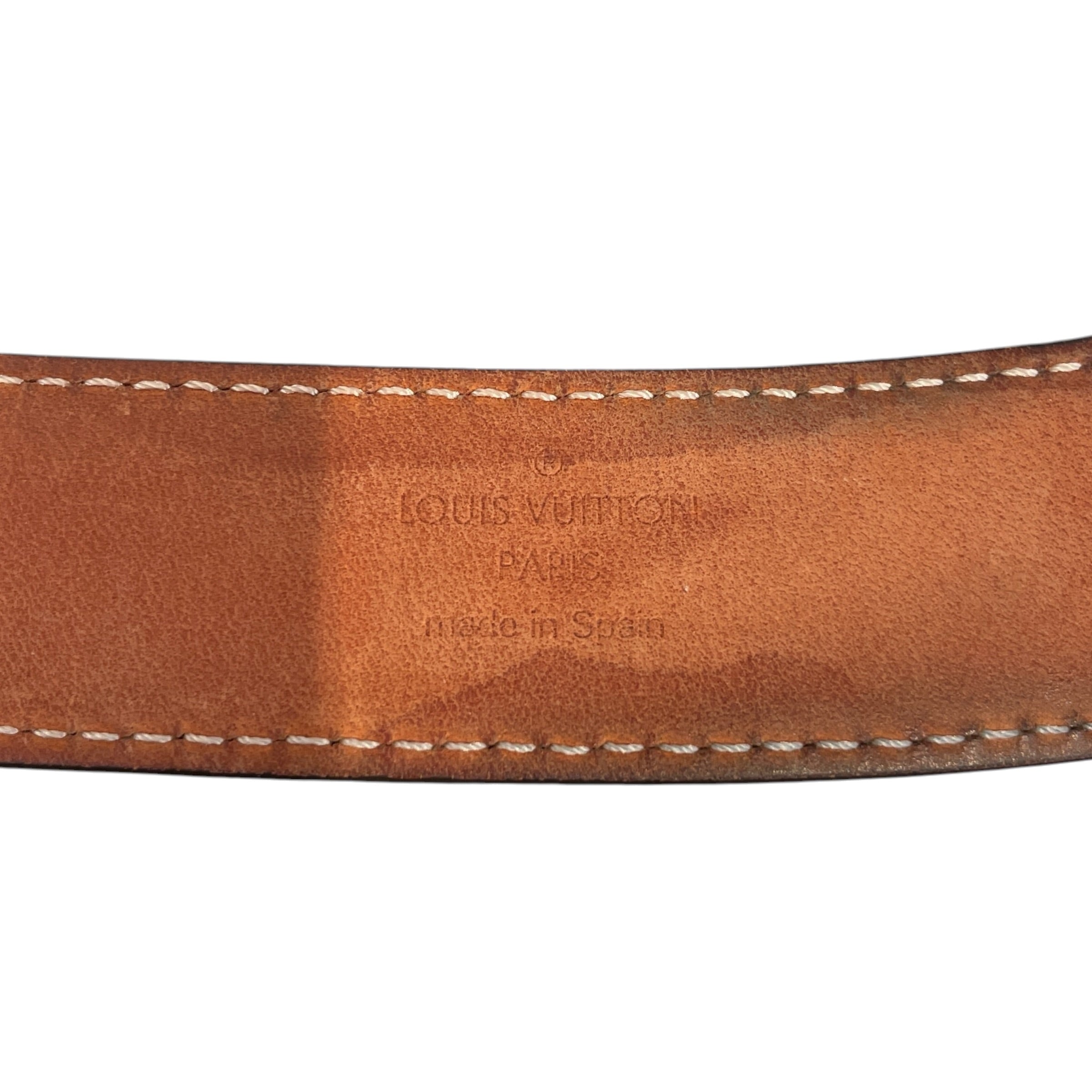 LOUIS VUITTON/Belt/Monogram/Leather/CML/L's/LV FRAME BELT view 3