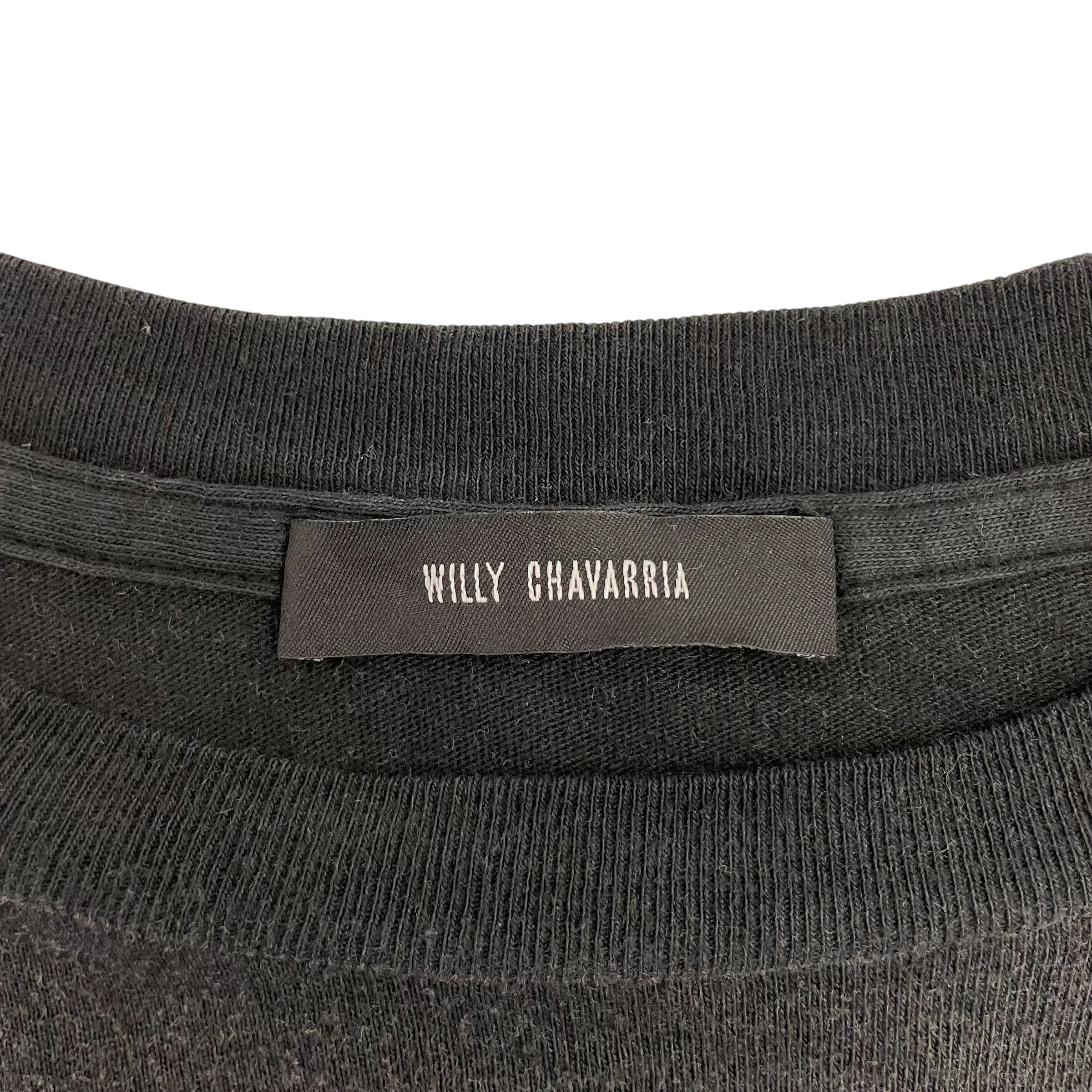 WILLY CHAVARRIA/T-Shirt/XL/Cotton/GRY/Graphic/fine fashion skull view 3