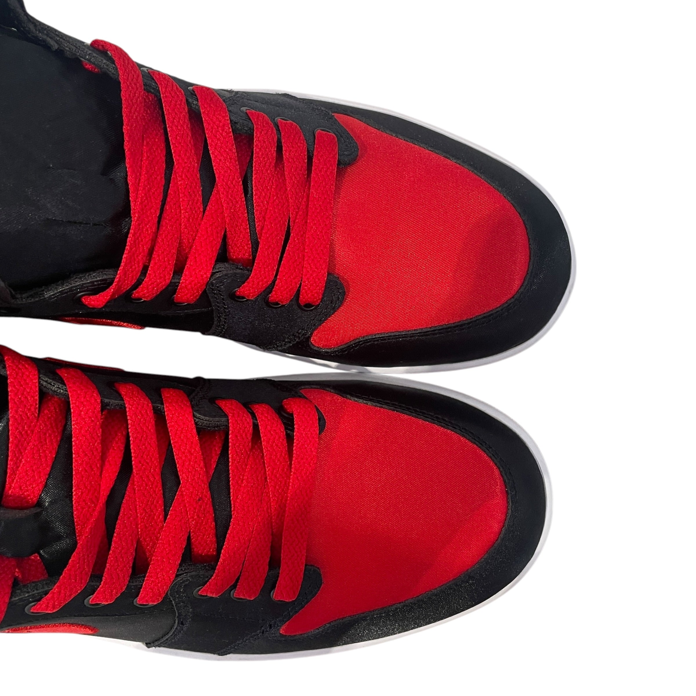 NIKE/Hi-Sneakers/US 11.5/Red/Jordan 1 Satin Bred view 4