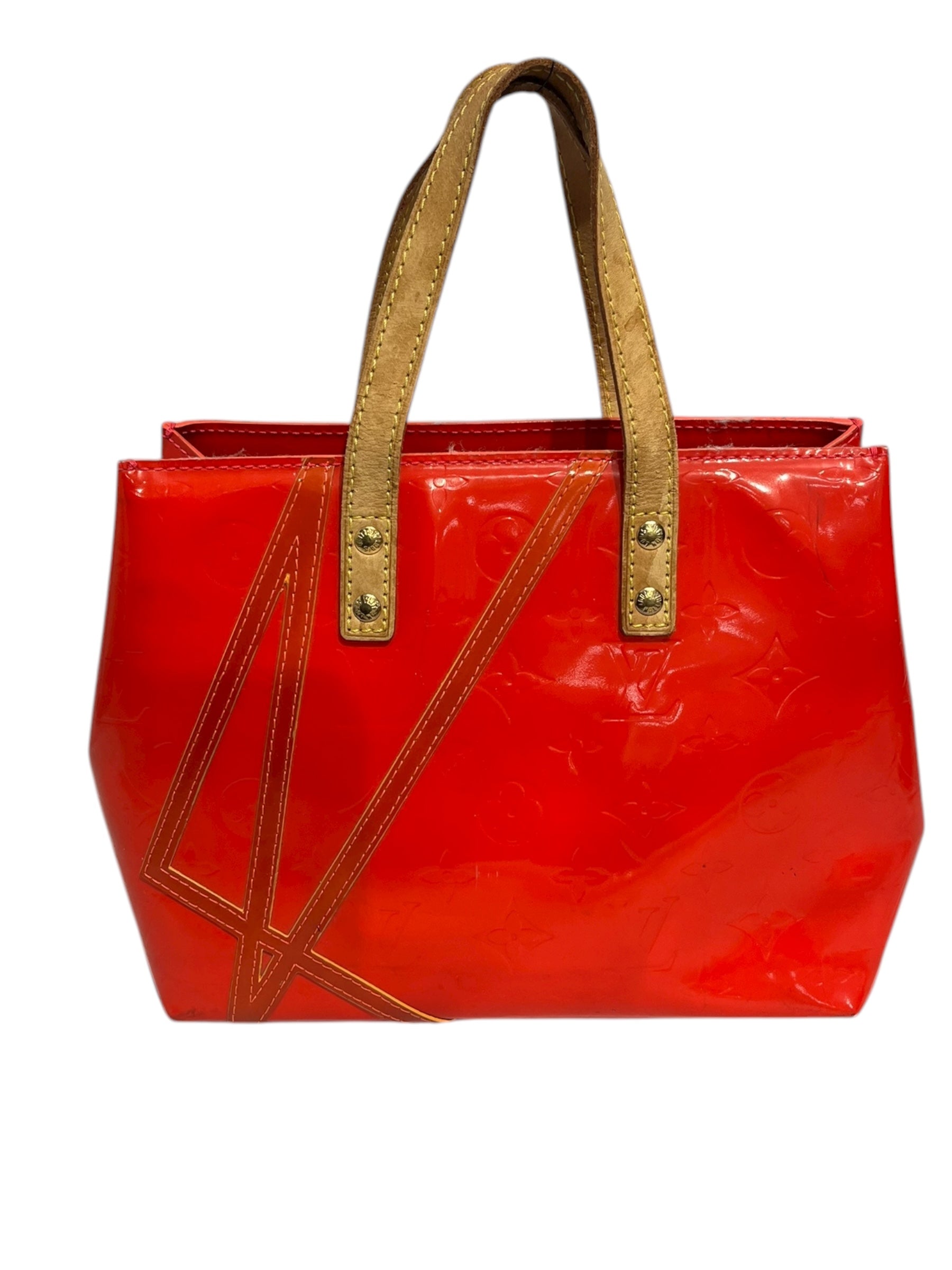 LOUIS VUITTON/Hand Bag/All Over Print/Leather/RED/robert wilson view 1