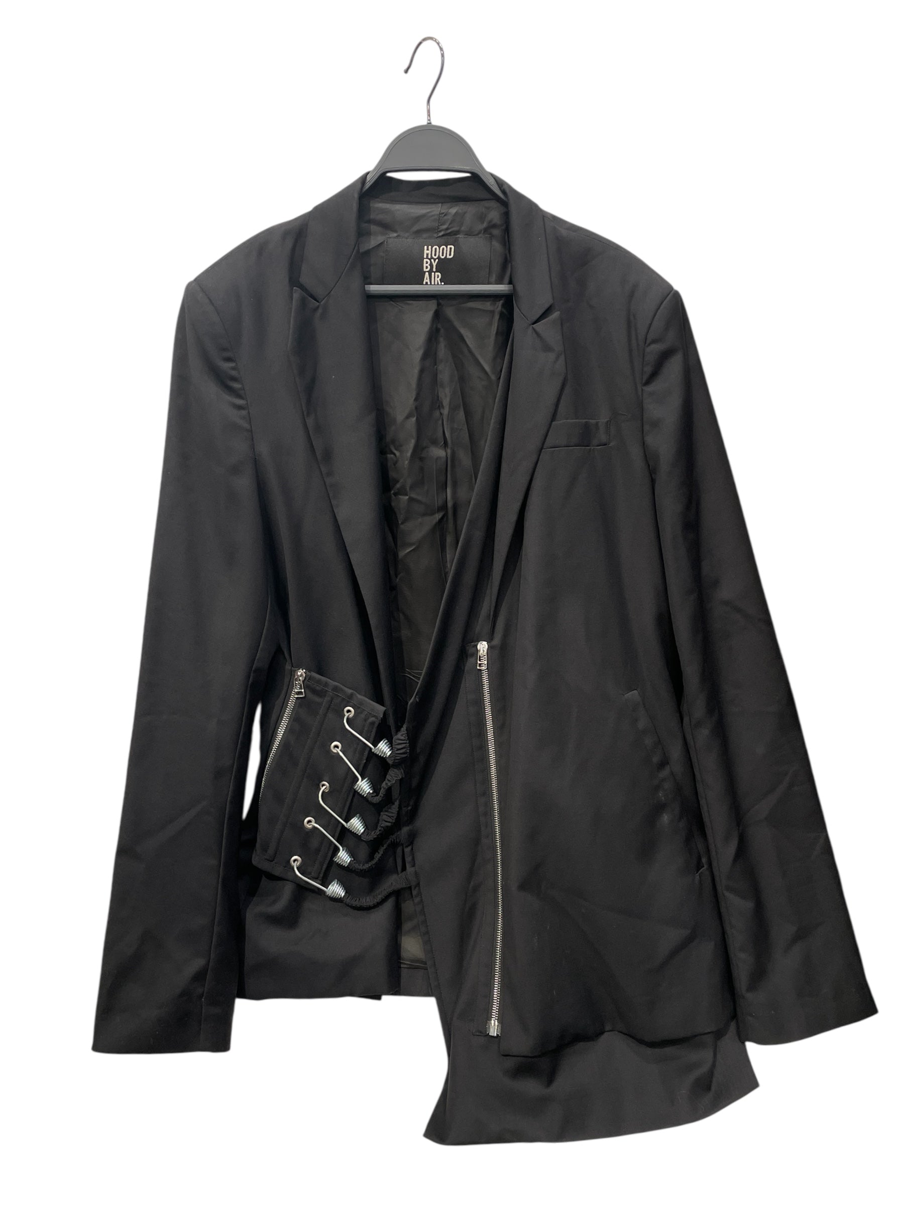 HOOD BY AIR./Tailored Jkt/XL/Wool/BLK/SPRING/SUMMER2015 view 1
