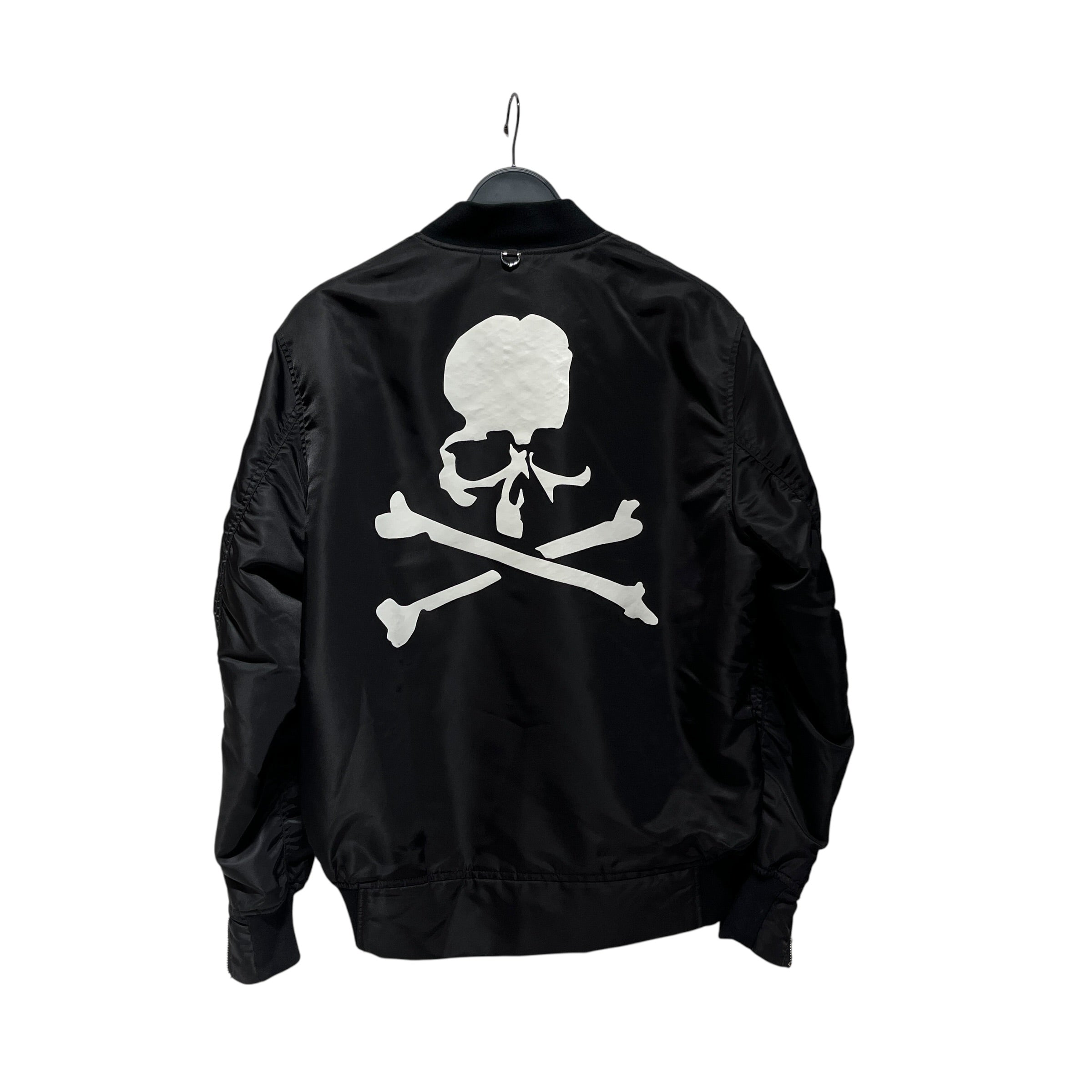 mastermind JAPAN/Flight Jkt/L/Nylon/BLK/SKULL BACK view 2