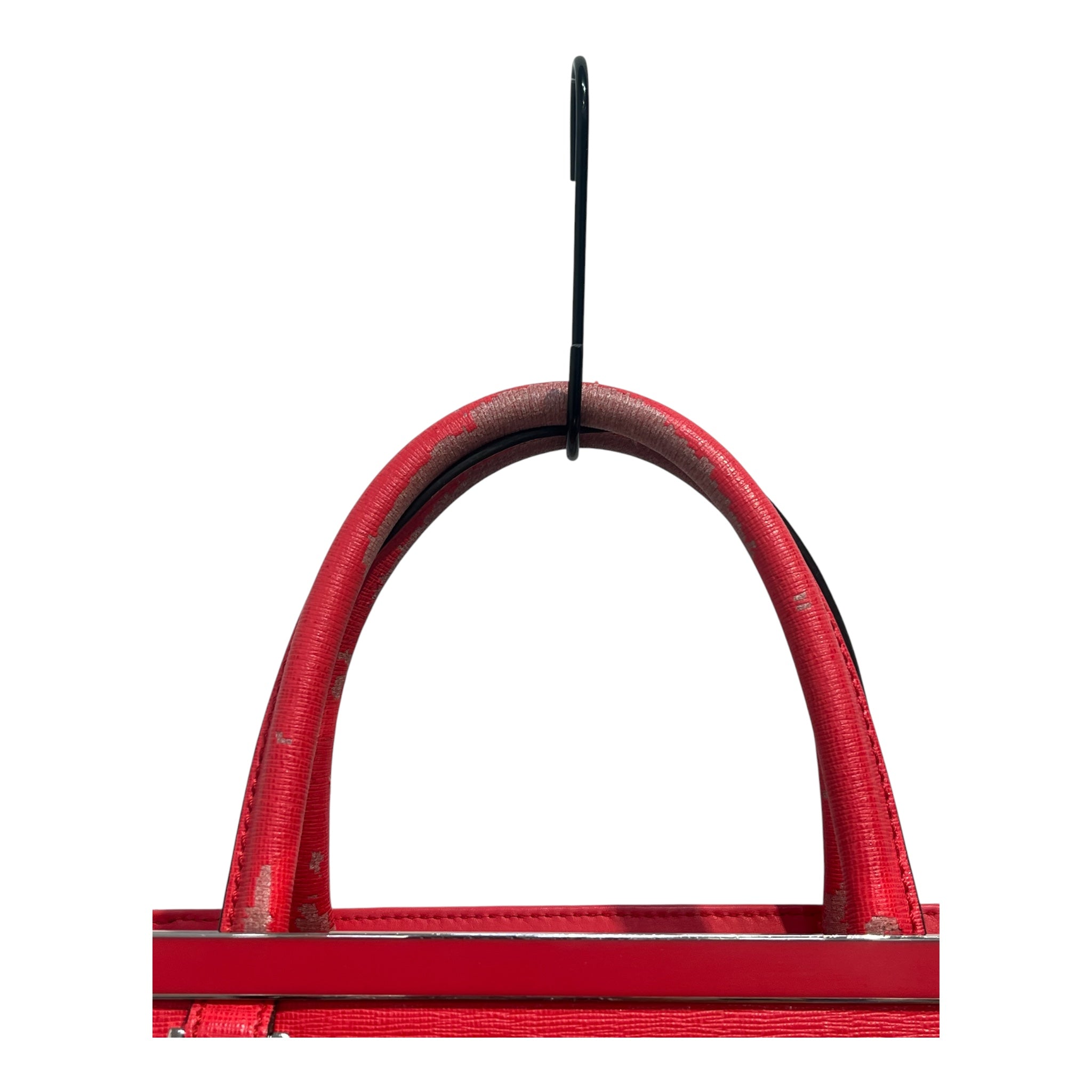 FENDI/Cross Body Bag/Leather/RED/2 jours medium tote view 9