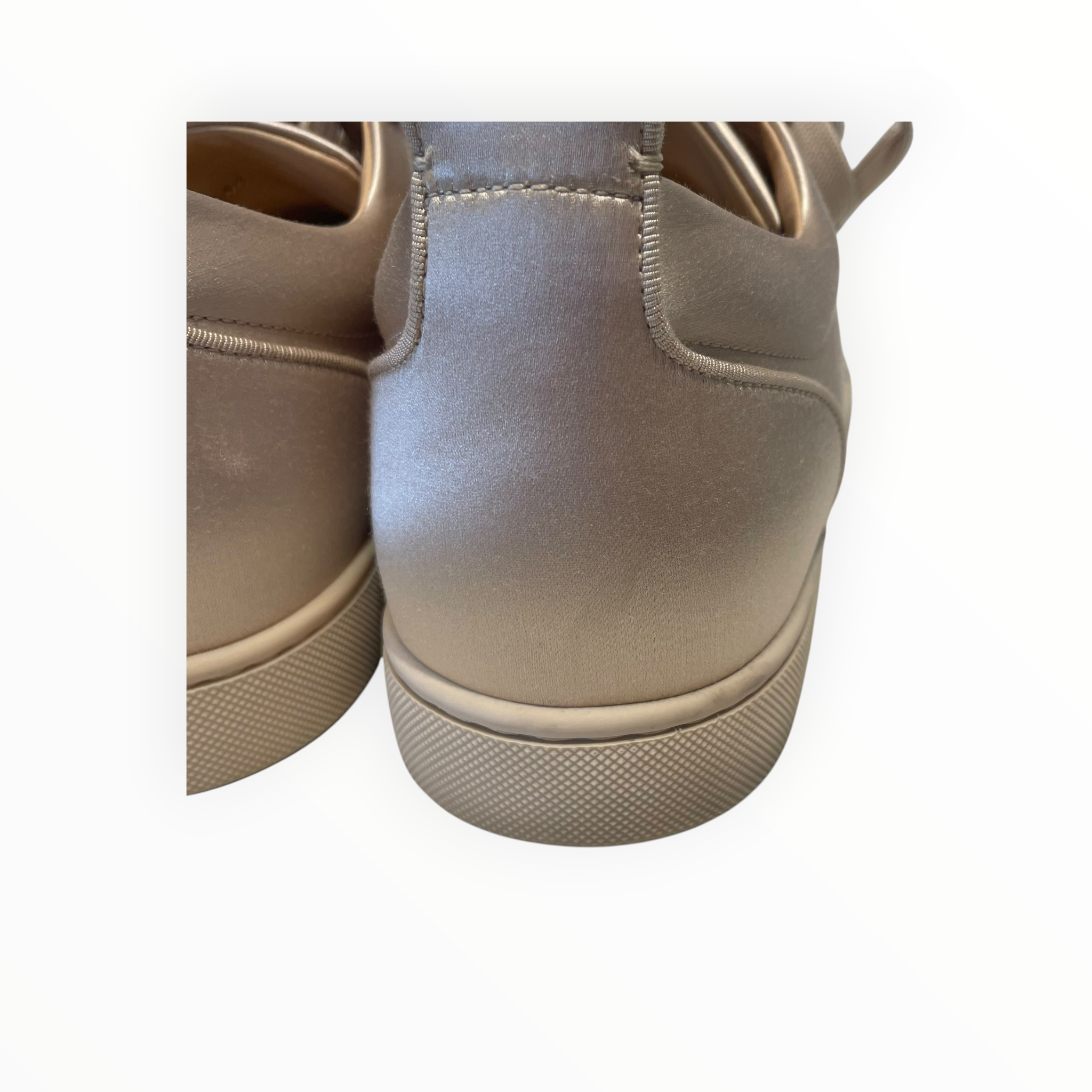 Christian Louboutin/Low-Sneakers/US 11/GLD/SATIN SNEAKERS view 6