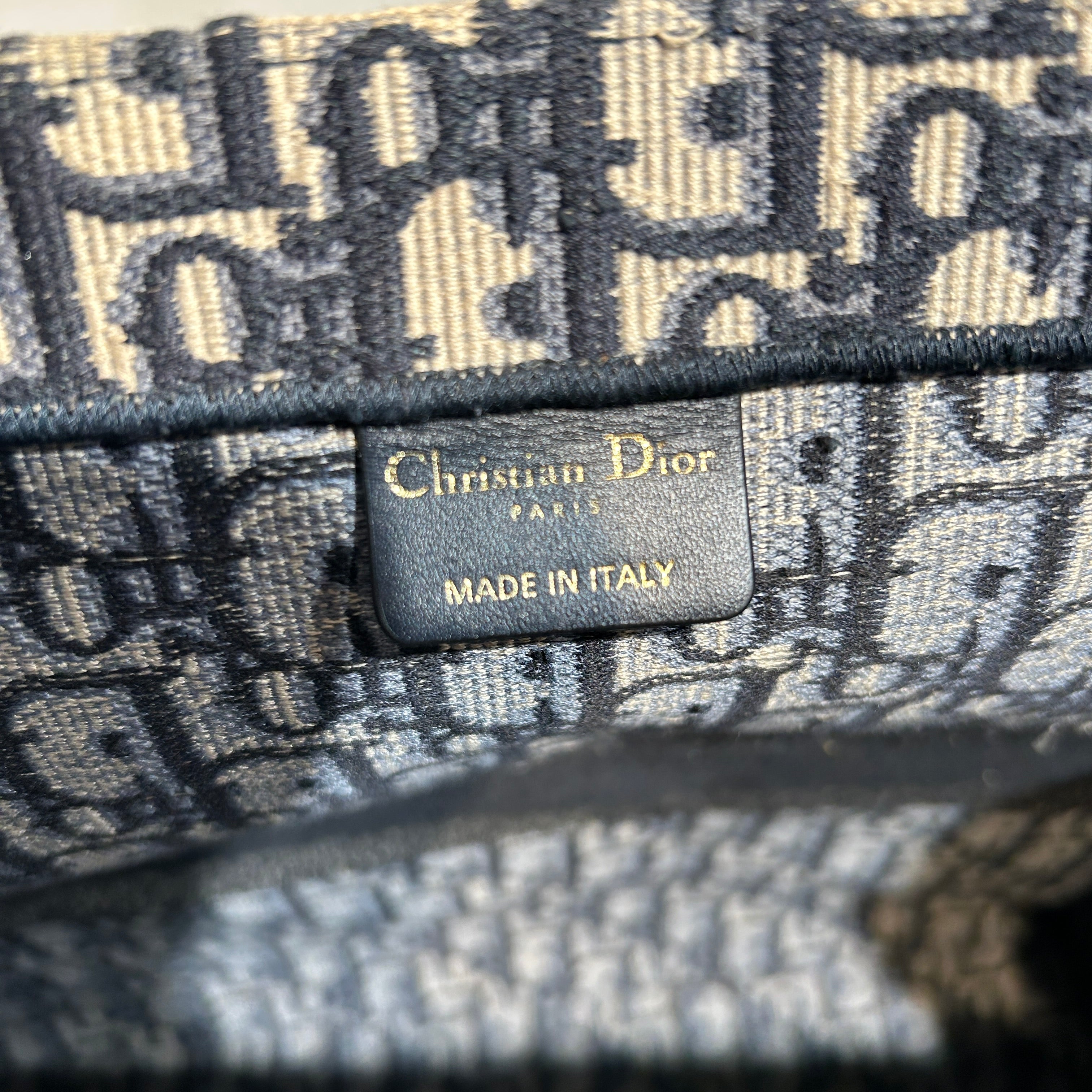 Christian Dior/Tote Bag/Monogram/Cotton/IDG/OBLIQUE JACQUARD LARGE view 5