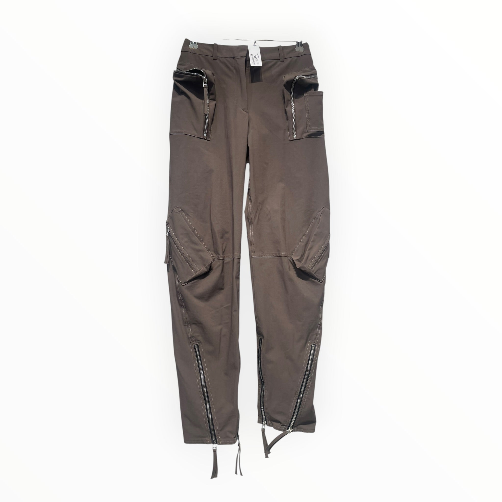 JACQUEMUS/Bottoms/34/Polyester/KHK/CARGO PANTS view 1