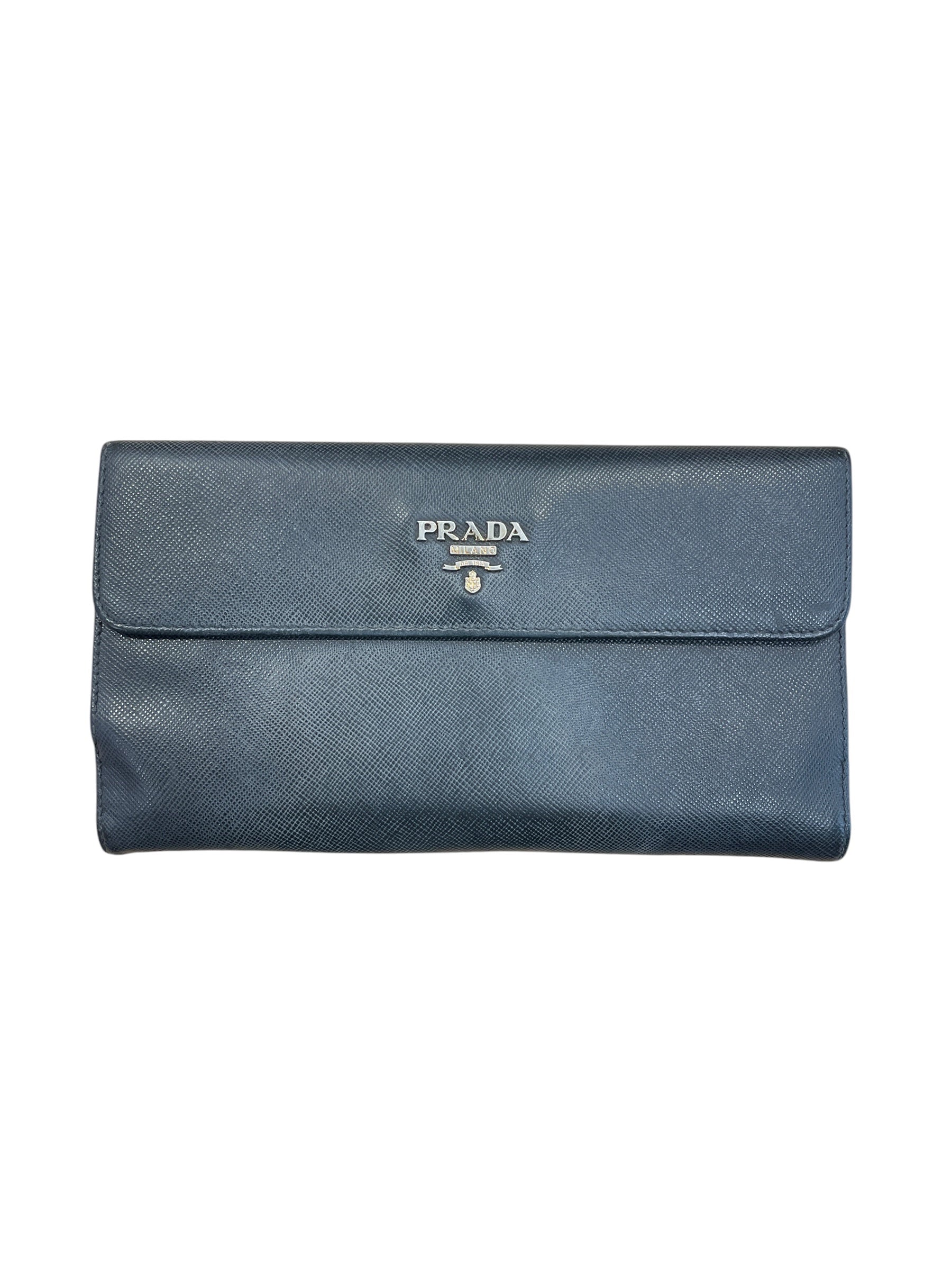 PRADA/Long Wallet/BLK/M's/H346M2B view 1