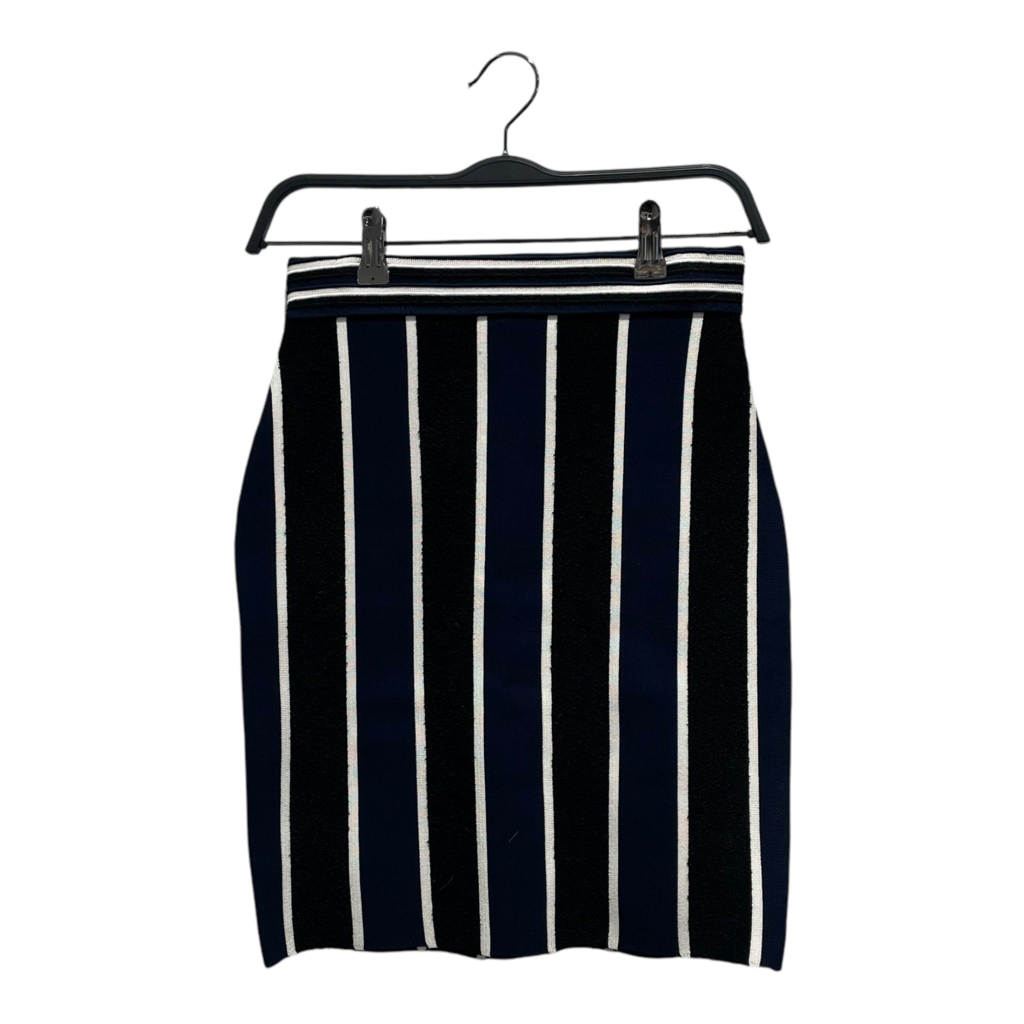 DIANE von FURSTENBERG/Skirt/XS/Stripe/NVY/Pencil/TEXTURED STRIPE view 1