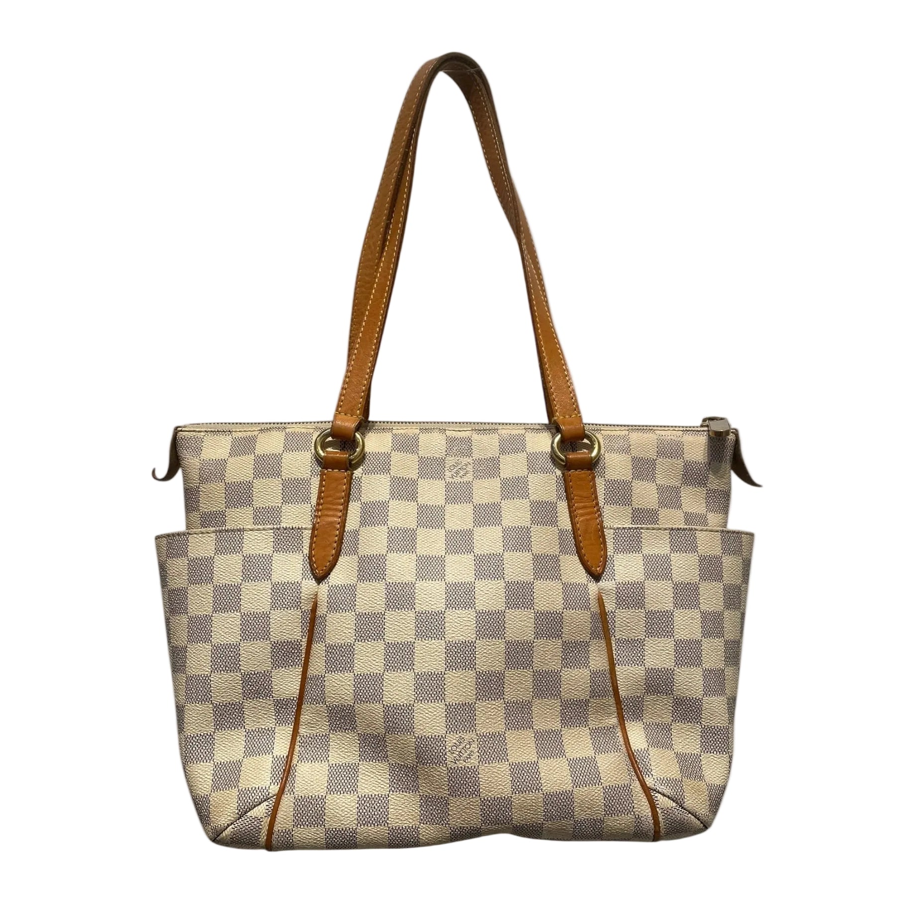 LOUIS VUITTON/Tote Bag/Monogram/WHT/Totally PM Damier Azur Canvas view 1