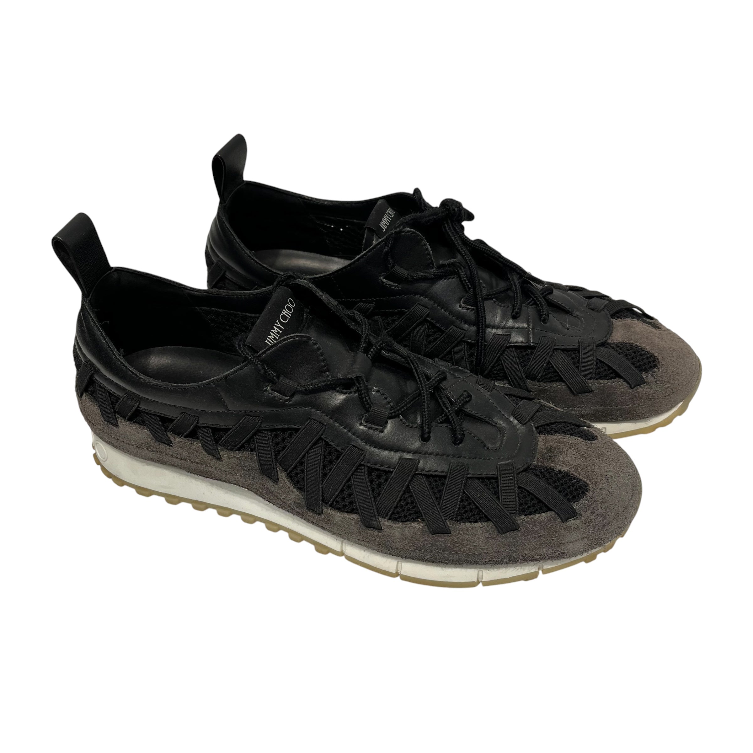 JIMMY CHOO/Low-Sneakers/EU 42/Leather/BLK/ view 1