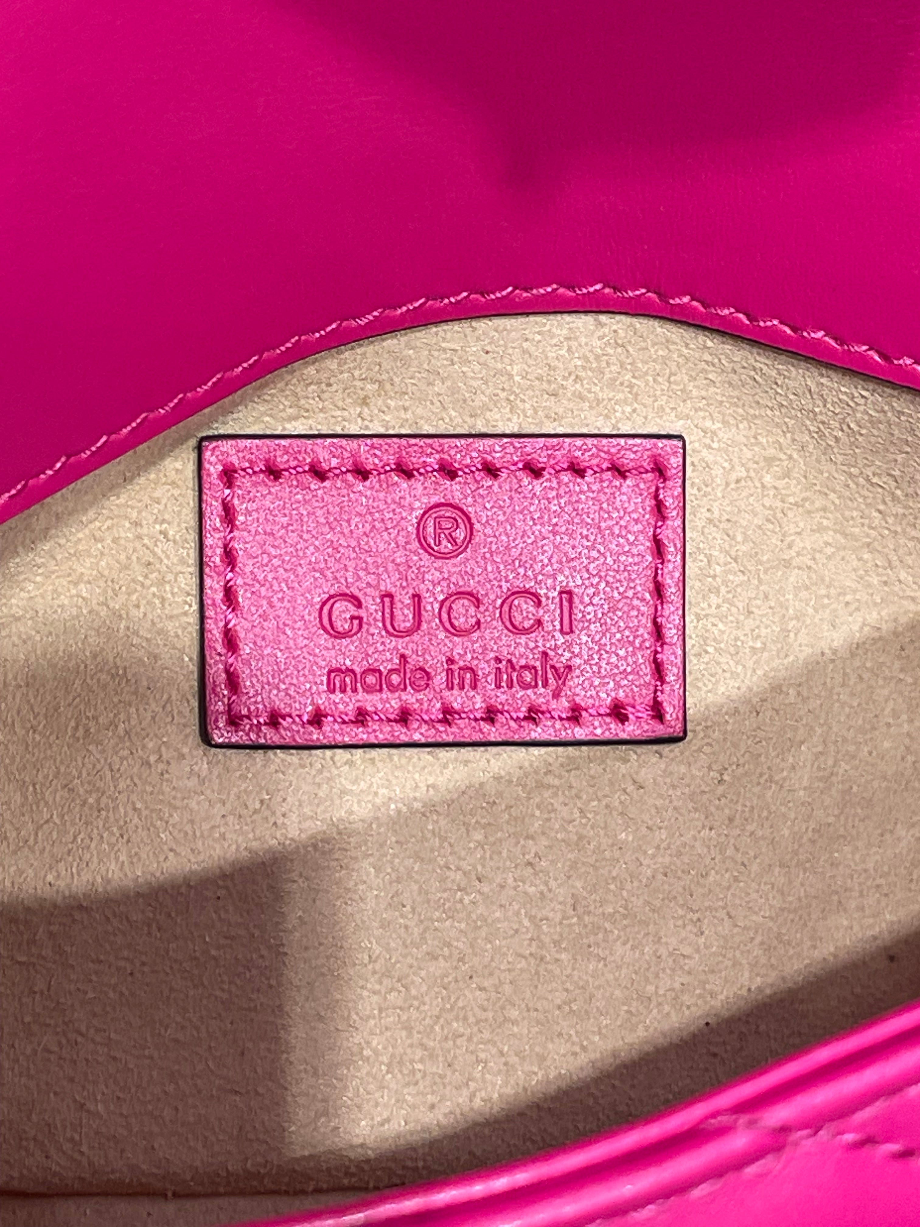 GUCCI/Cross Body Bag/Leather/PNK/GG Marmont Leather view 6