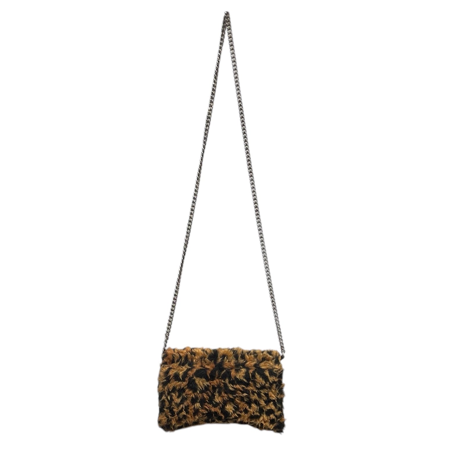 BALENCIAGA/Hand Bag/Leopard/Fake Fur/BRW/Hourglass Chain Bag view 2